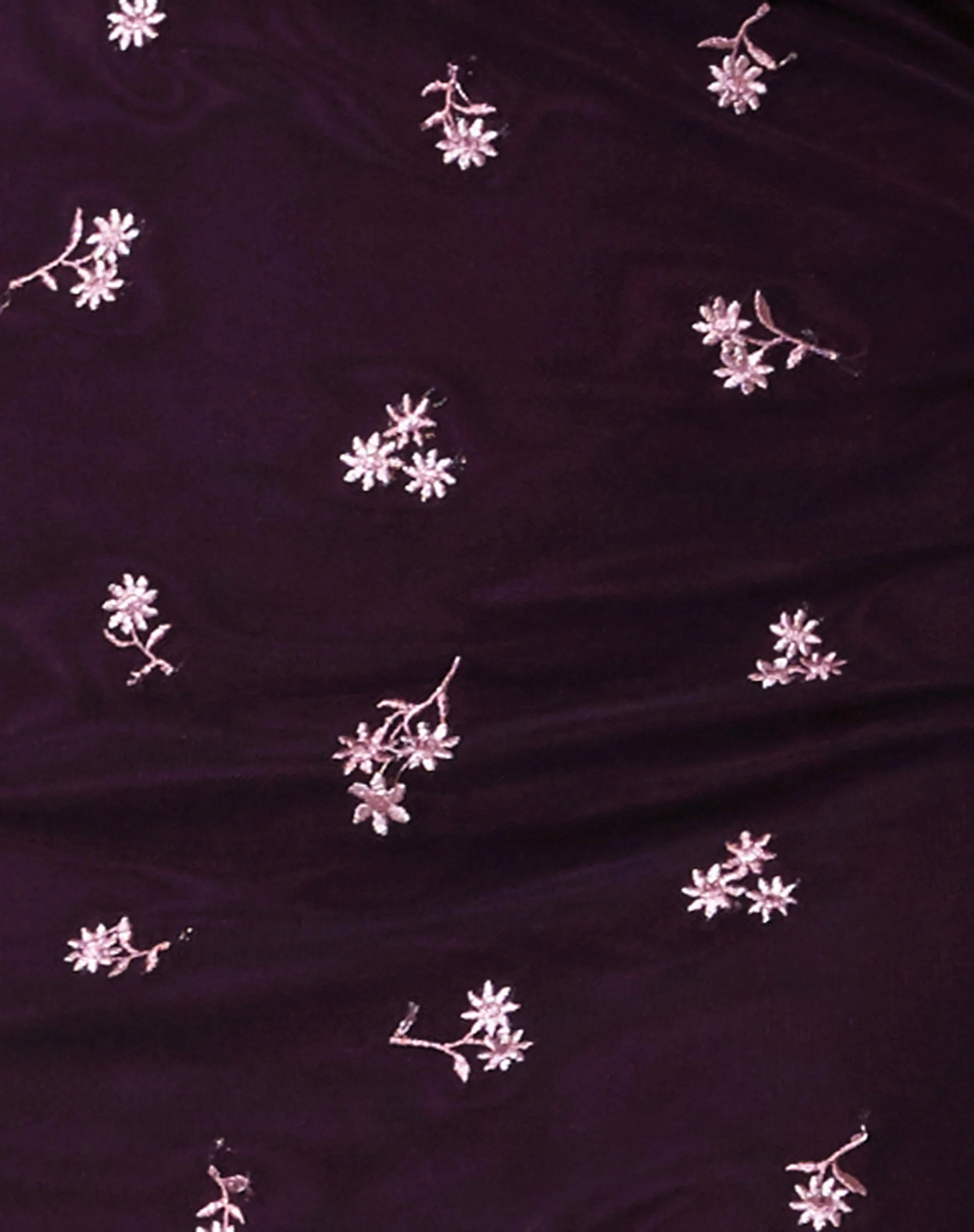Lona Maxikleid in Pflaume Daisy Embro - Image 5