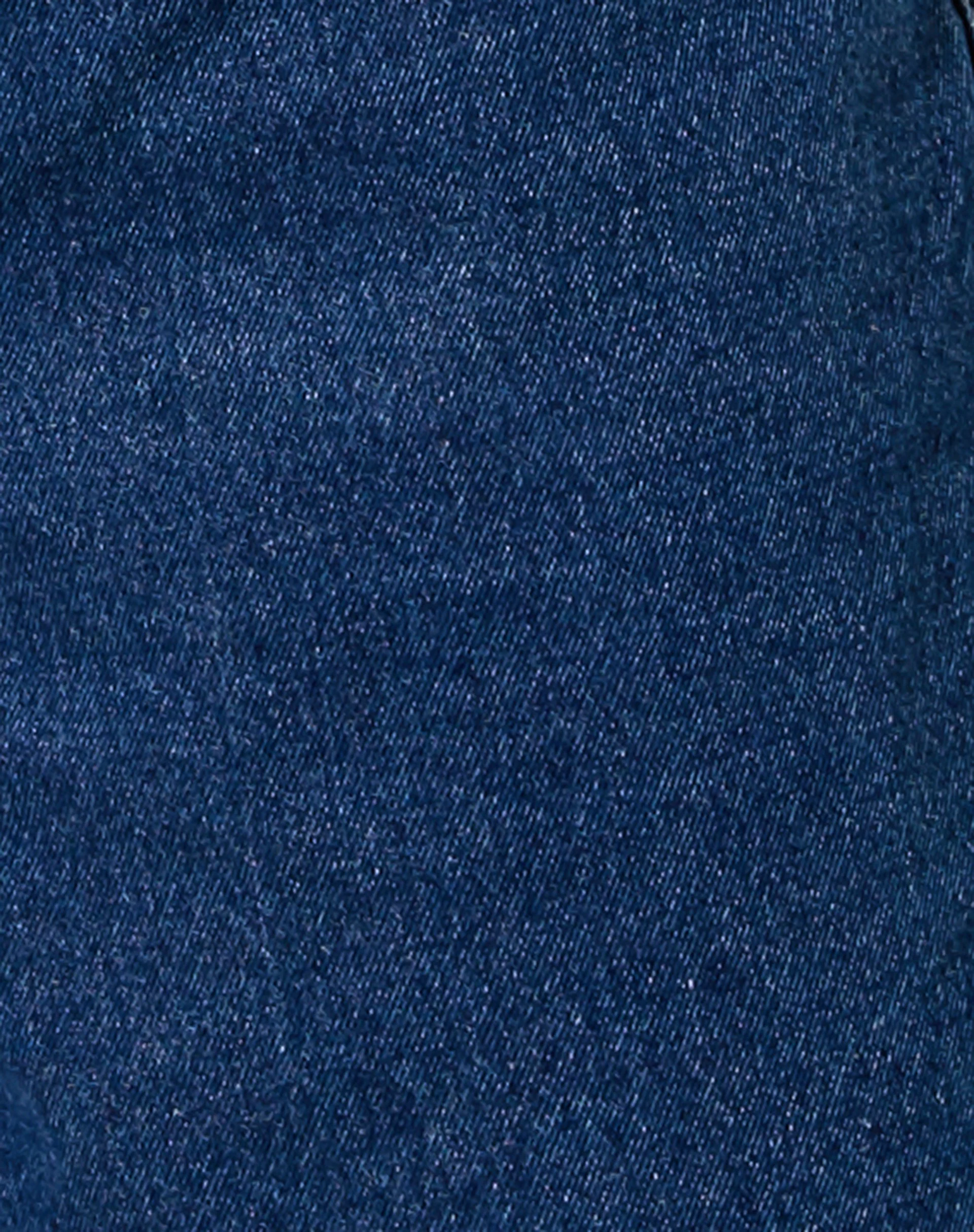Locker geschnittene Denim-Shorts in klassischem Blau - Image 7