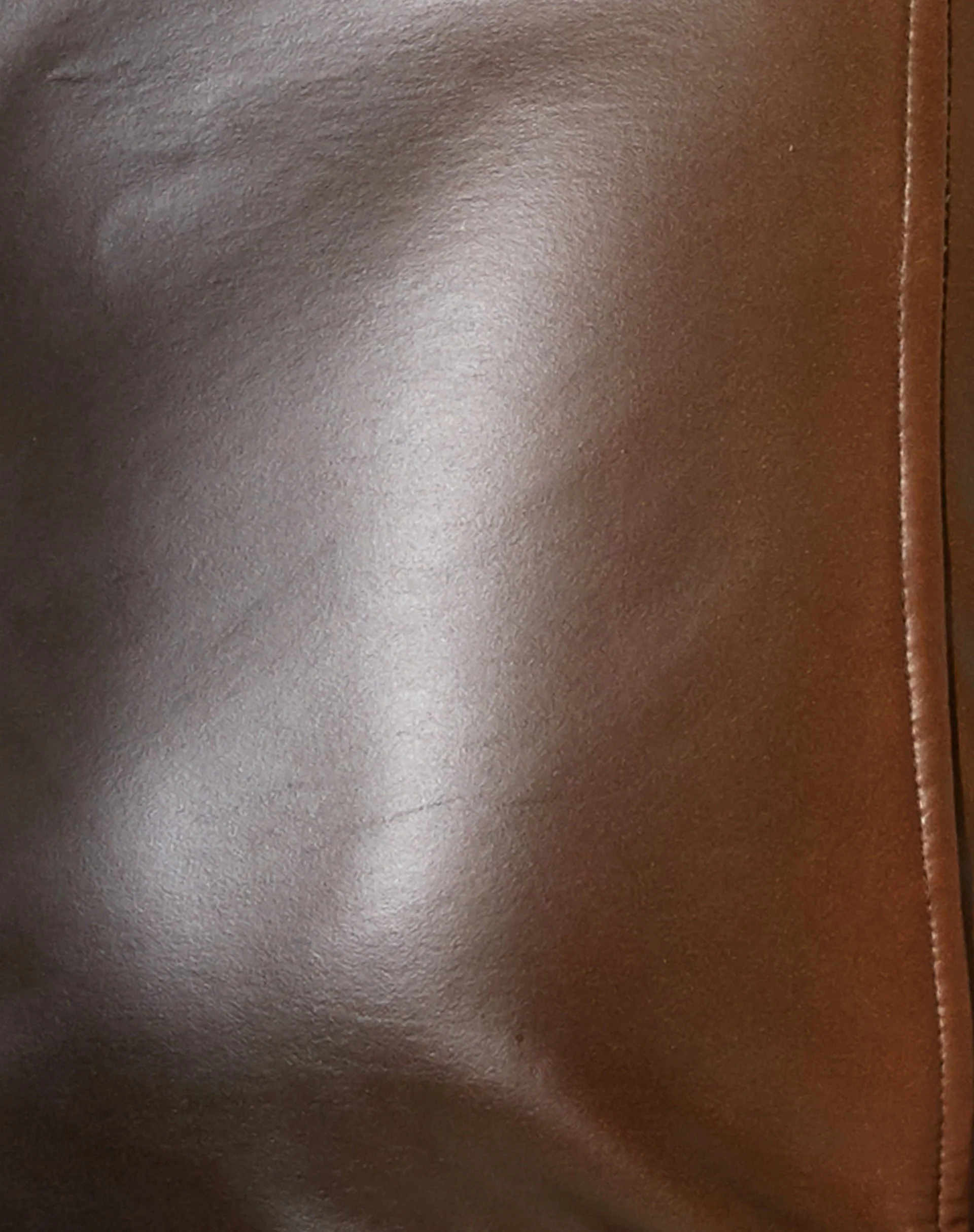 Lotari Minikleid in PU Ombre Braun - Image 7