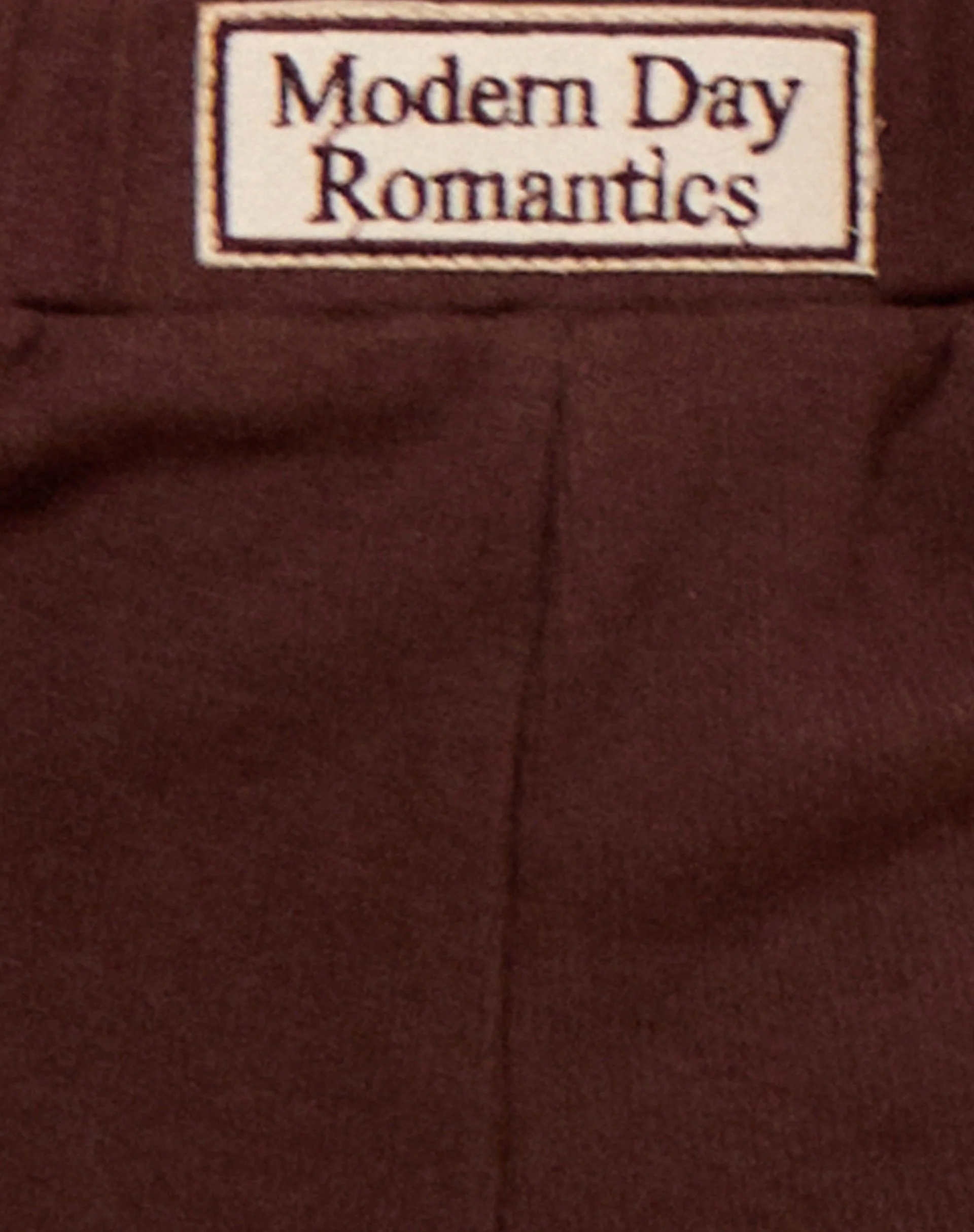 Lou Hot Pant in Deep Mahogany Modern Day Label Embro - Image 5