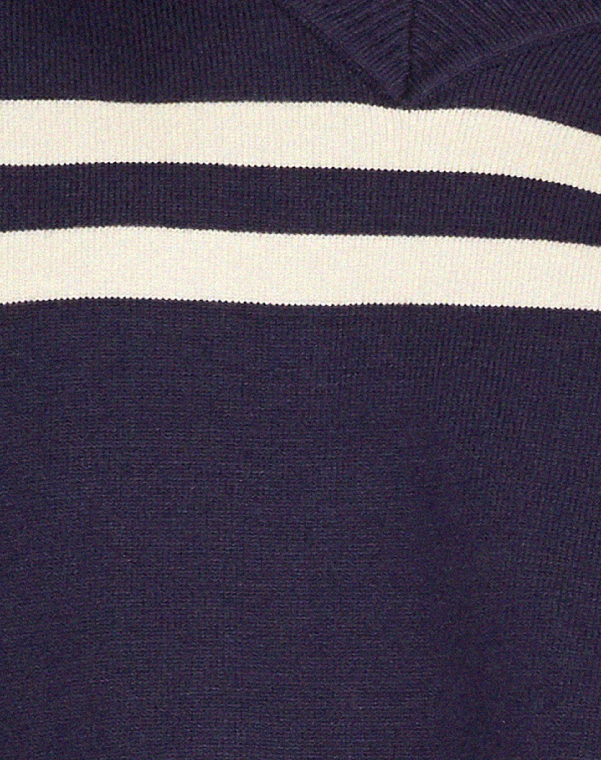 Louna Pullover in Peacoat Blau mit weißen Streifen - Image 5