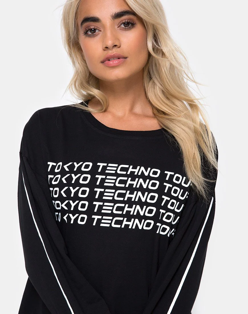 Loutries Sweatshirt in Tokio Techno - Image 2