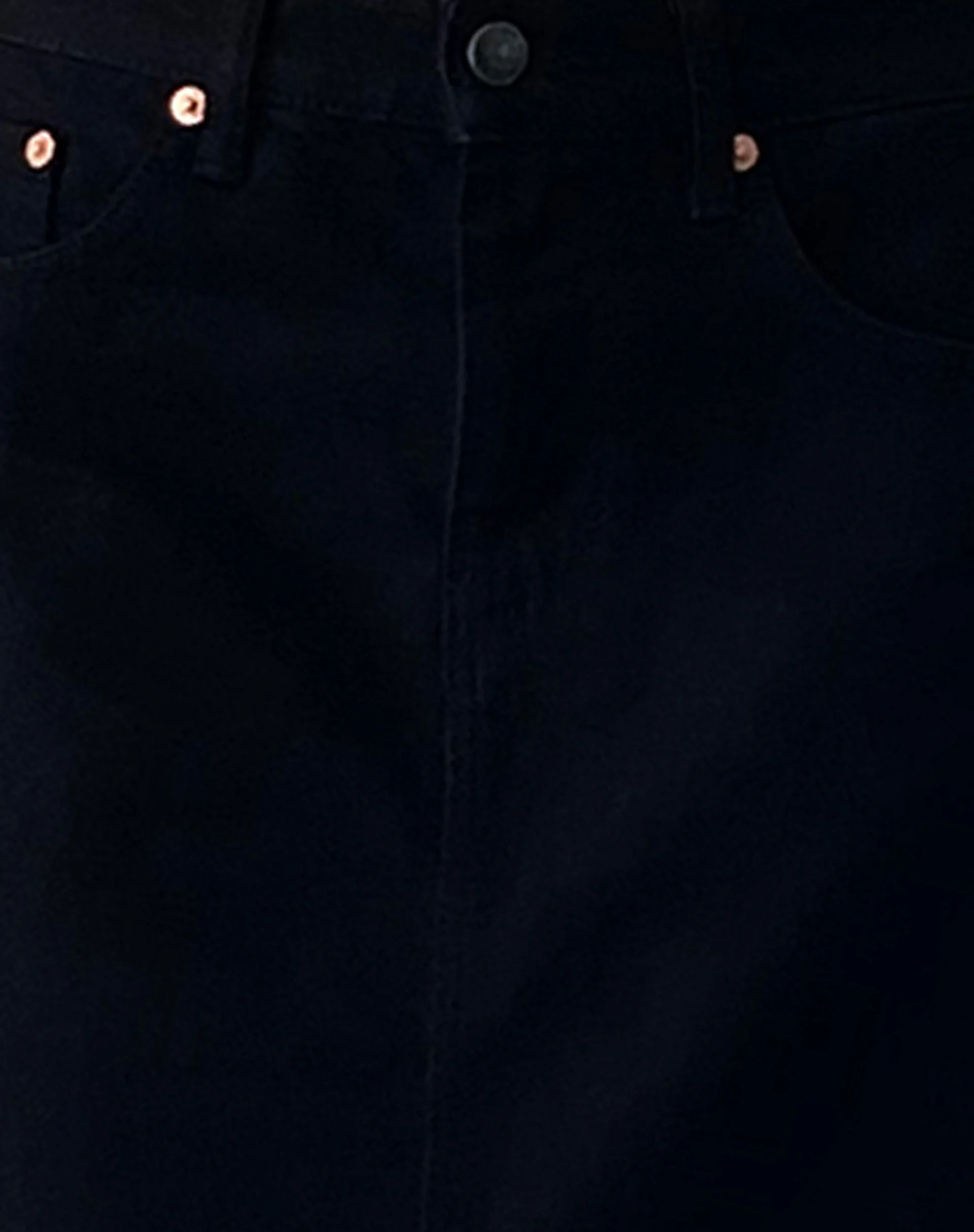 Niedrig geschnittener Denim-Maxirock in Vintage Schwarz - Image 8