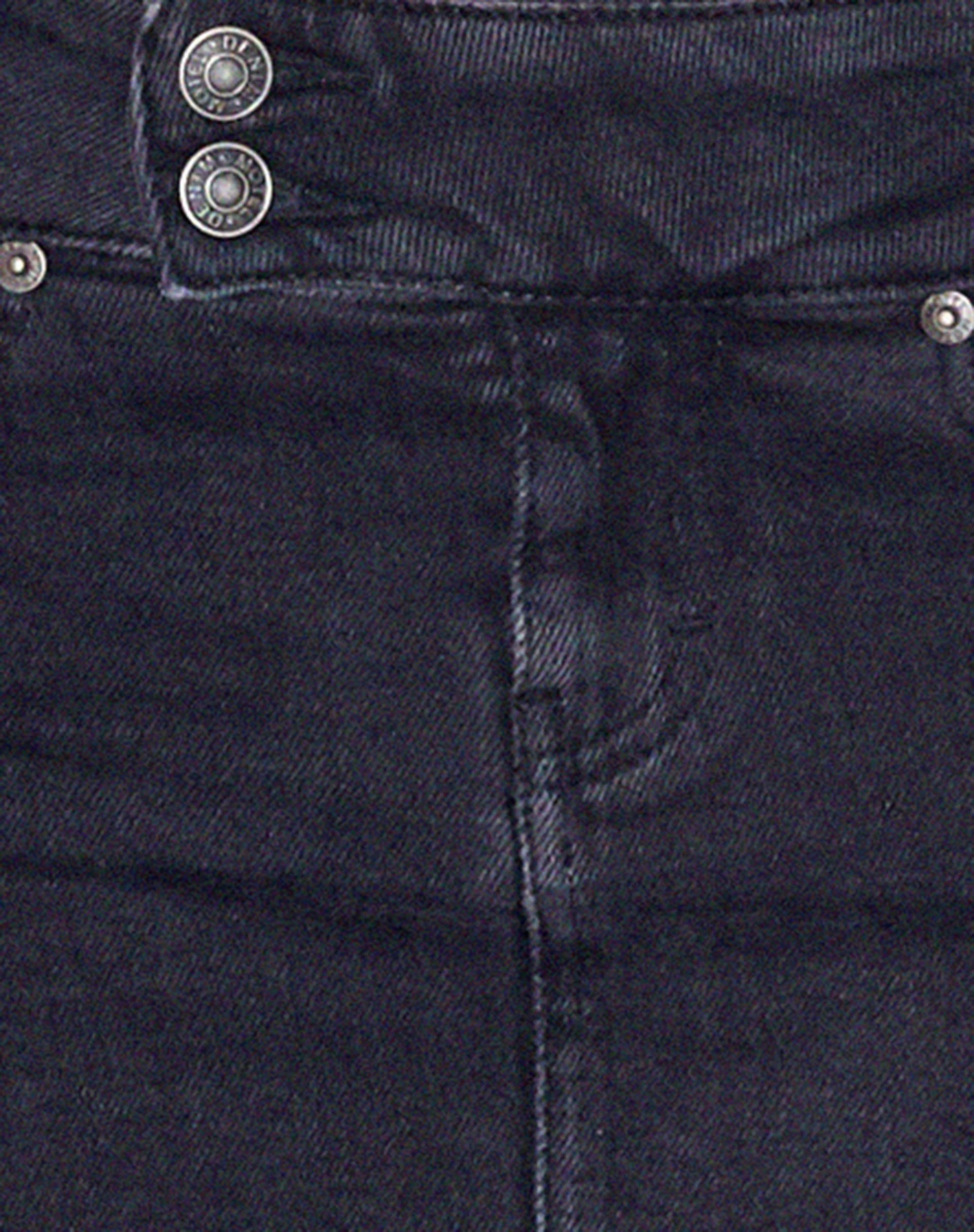 Low Rise Denim Mini Skirt Black Wash - Image 5