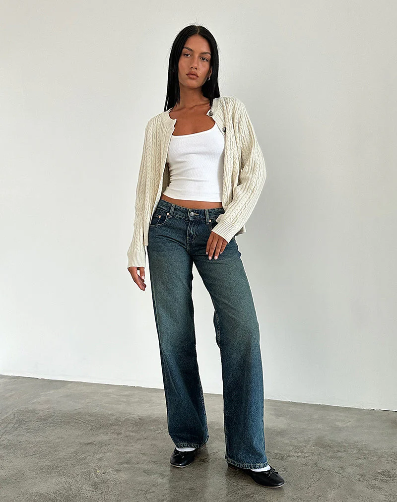 Low Rise Parallel Jeans in Hellblau - Image 3