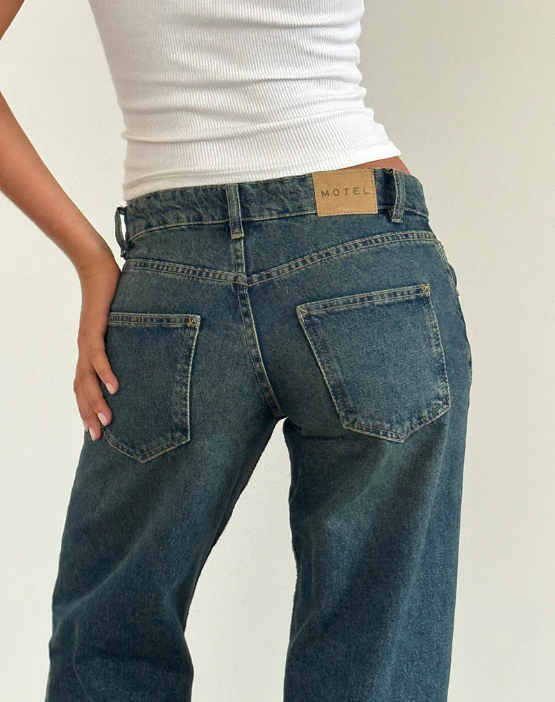 Low Rise Parallel Jeans in Hellblau - Image 5