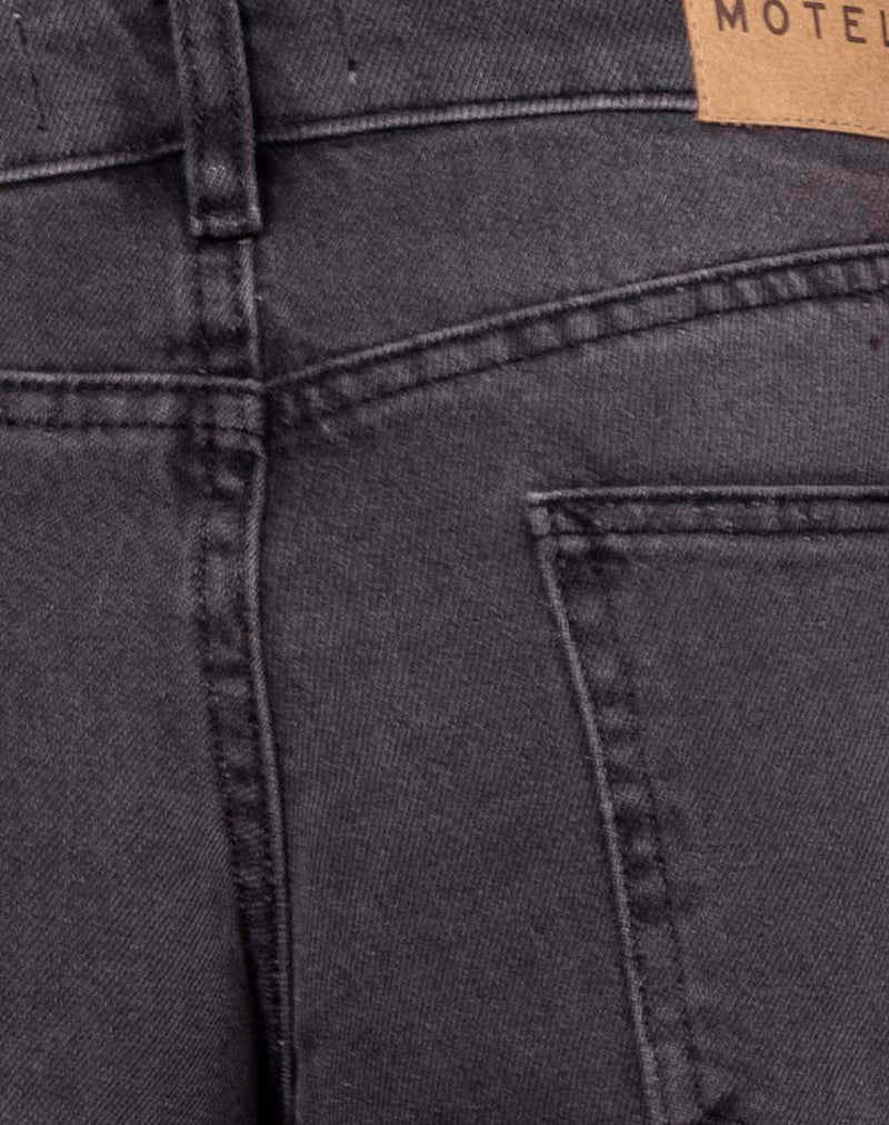 Low Rise Parallel Jeans in Vintage Schwarz - Image 8