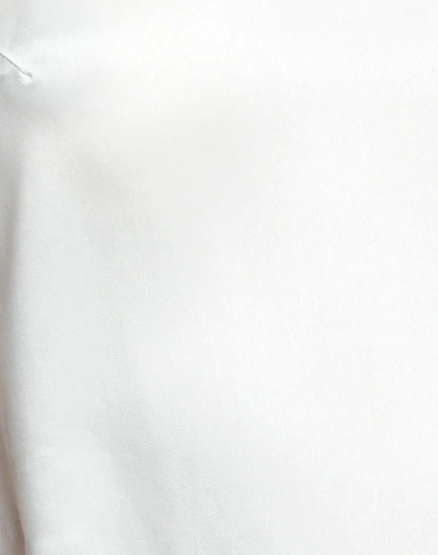 Lucille Slip Dress aus Satin Bone - Image 5