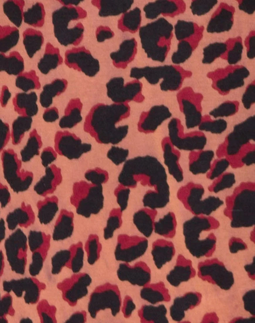 Lucine Kleid in Dschungel Leopard - Image 5