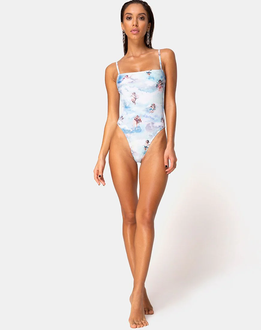 Luelle Badeanzug in Bikini Angel Sky Blue - Image 3
