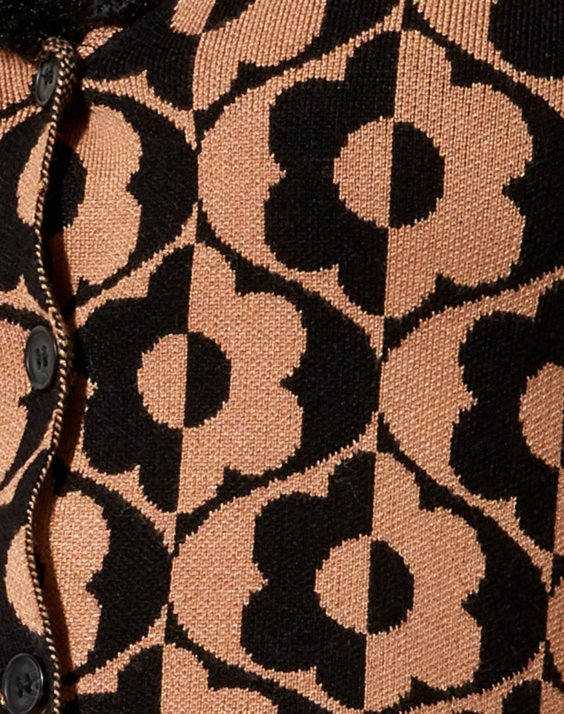 Luila Cardi in gewelltem Blumenbraun - Image 6