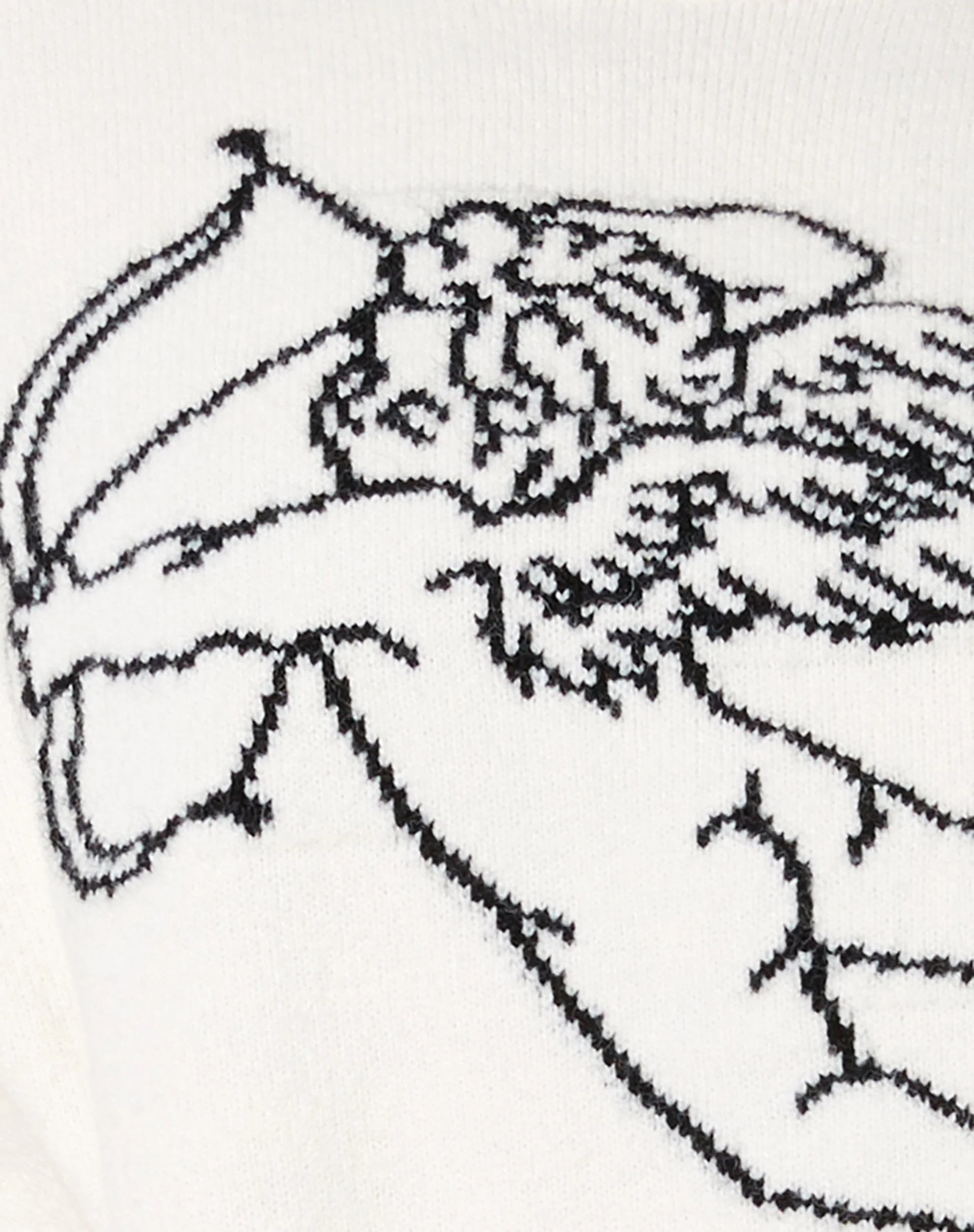 Lulees Pullover aus Strick Elfenbein Cherub Schwarz - Image 7