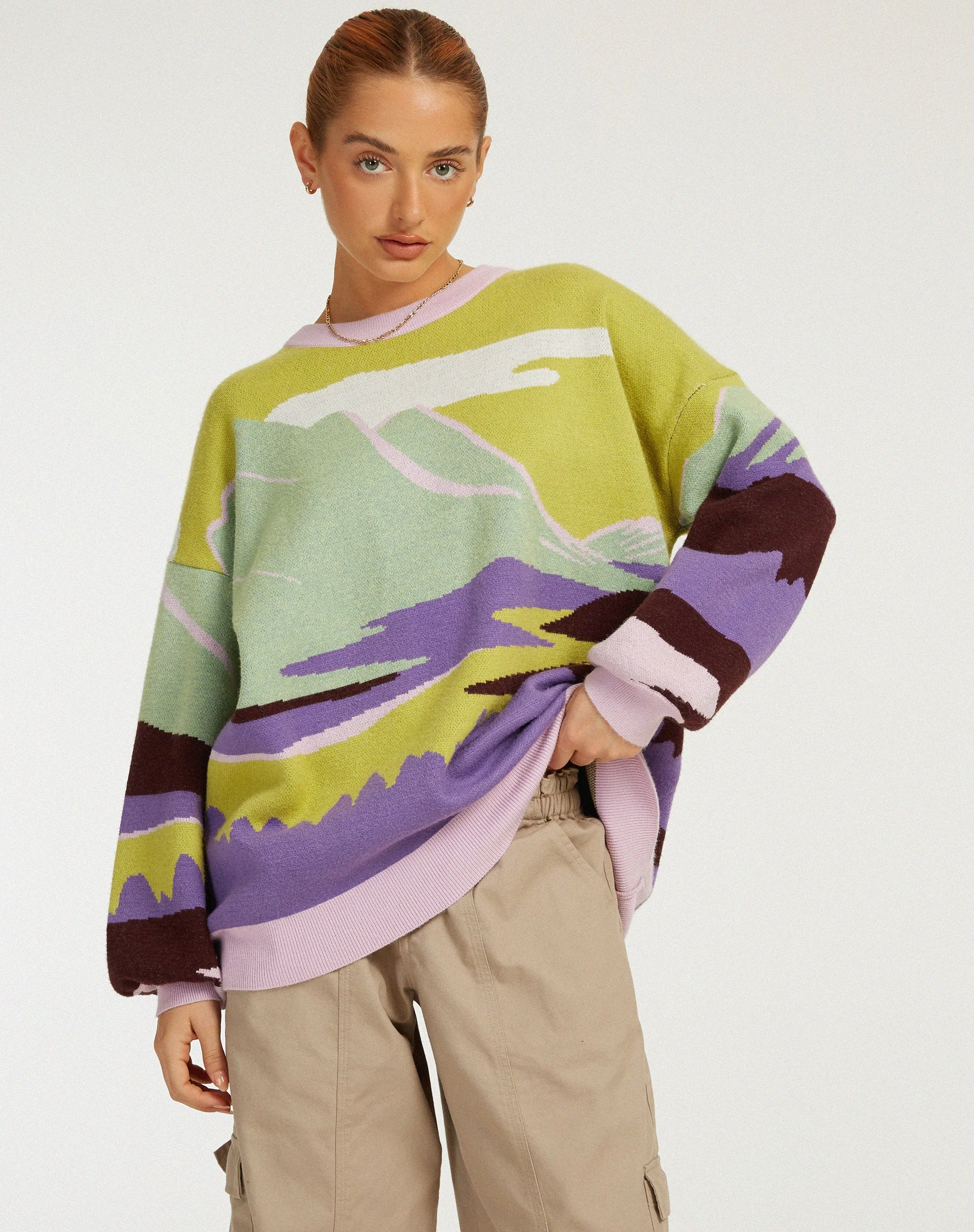 Lulees Pullover in Landschaft