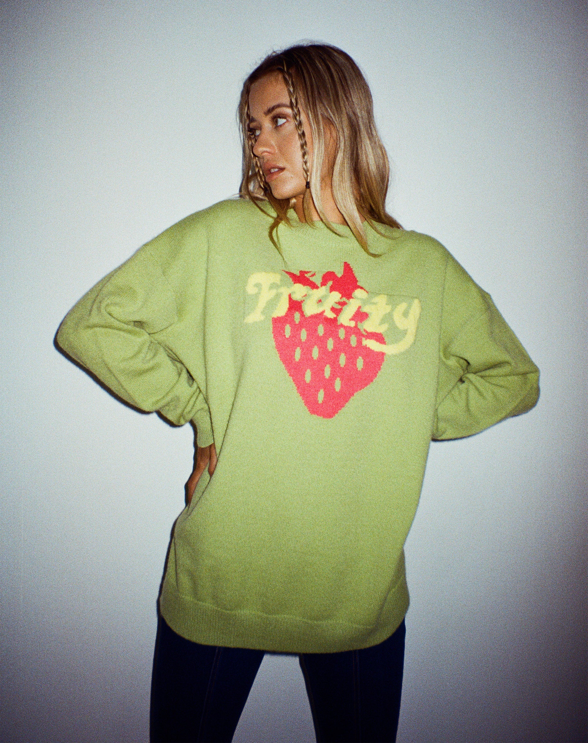 Lulees Pullover in Limette Fruchtig