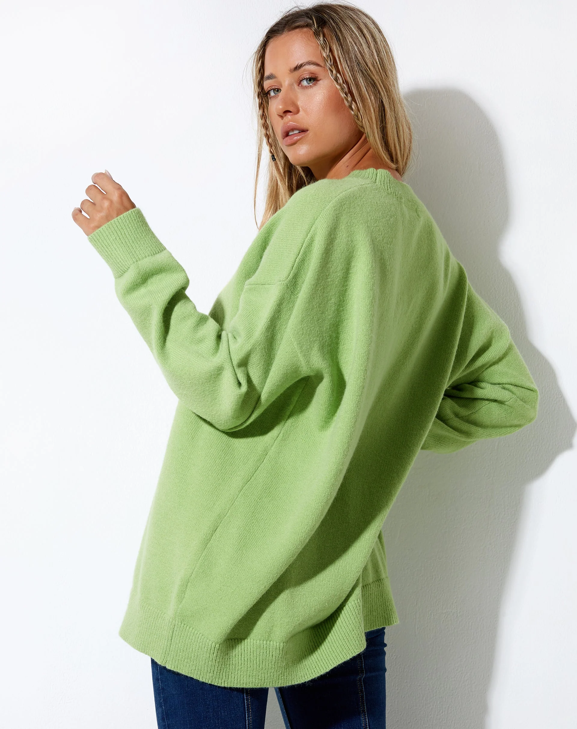 Lulees Pullover in Limette Fruchtig - Image 3