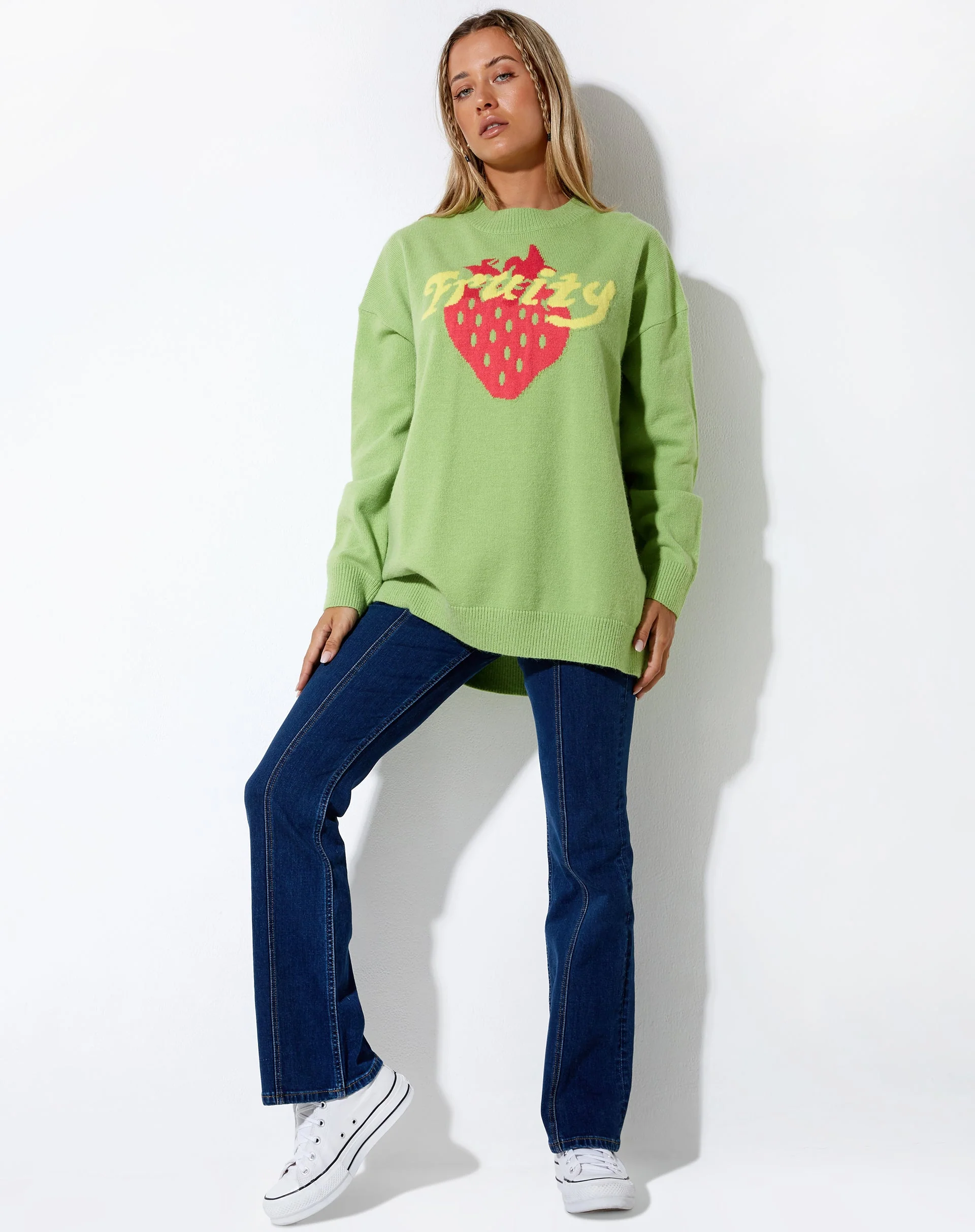 Lulees Pullover in Limette Fruchtig - Image 4