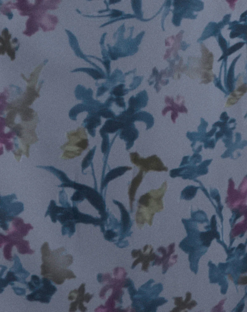 Lurina Maxirock aus Chiffon in Schattenlilienblau - Image 5