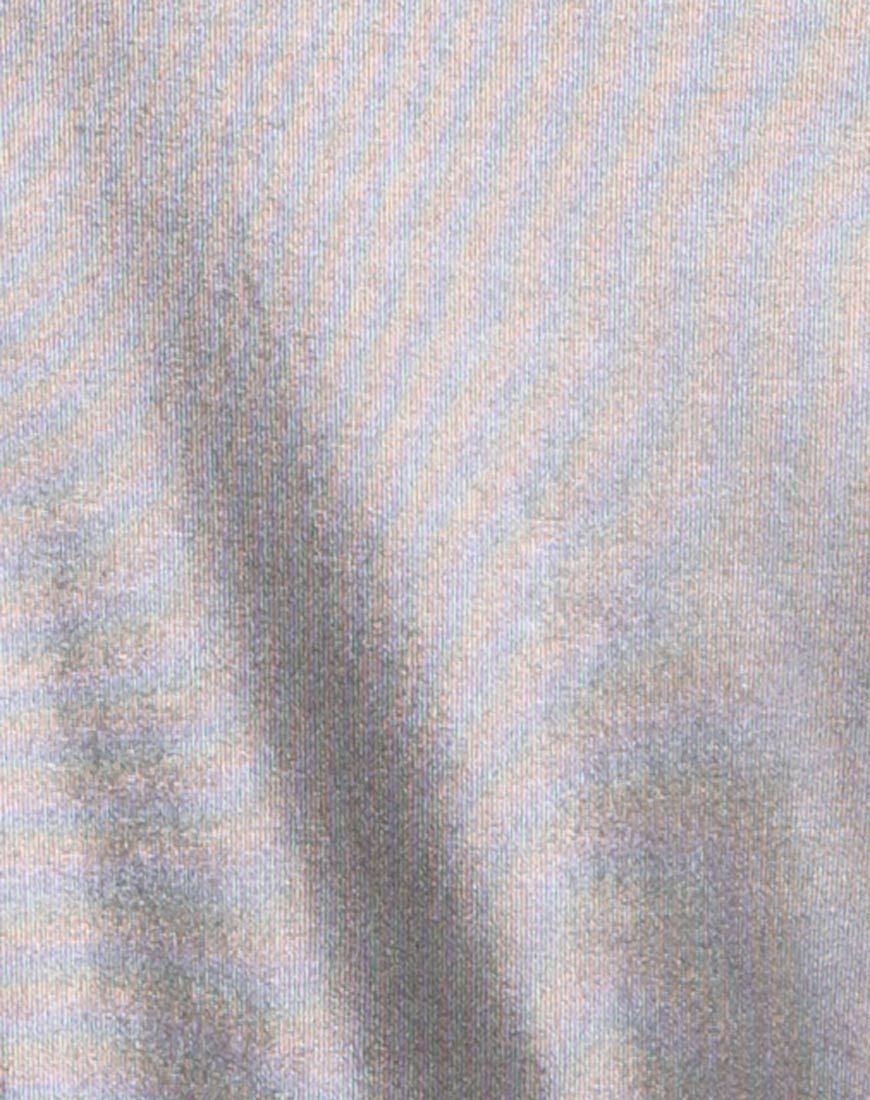 Lustre Slip Dress in Frozen Shimmer Ice - Image 5