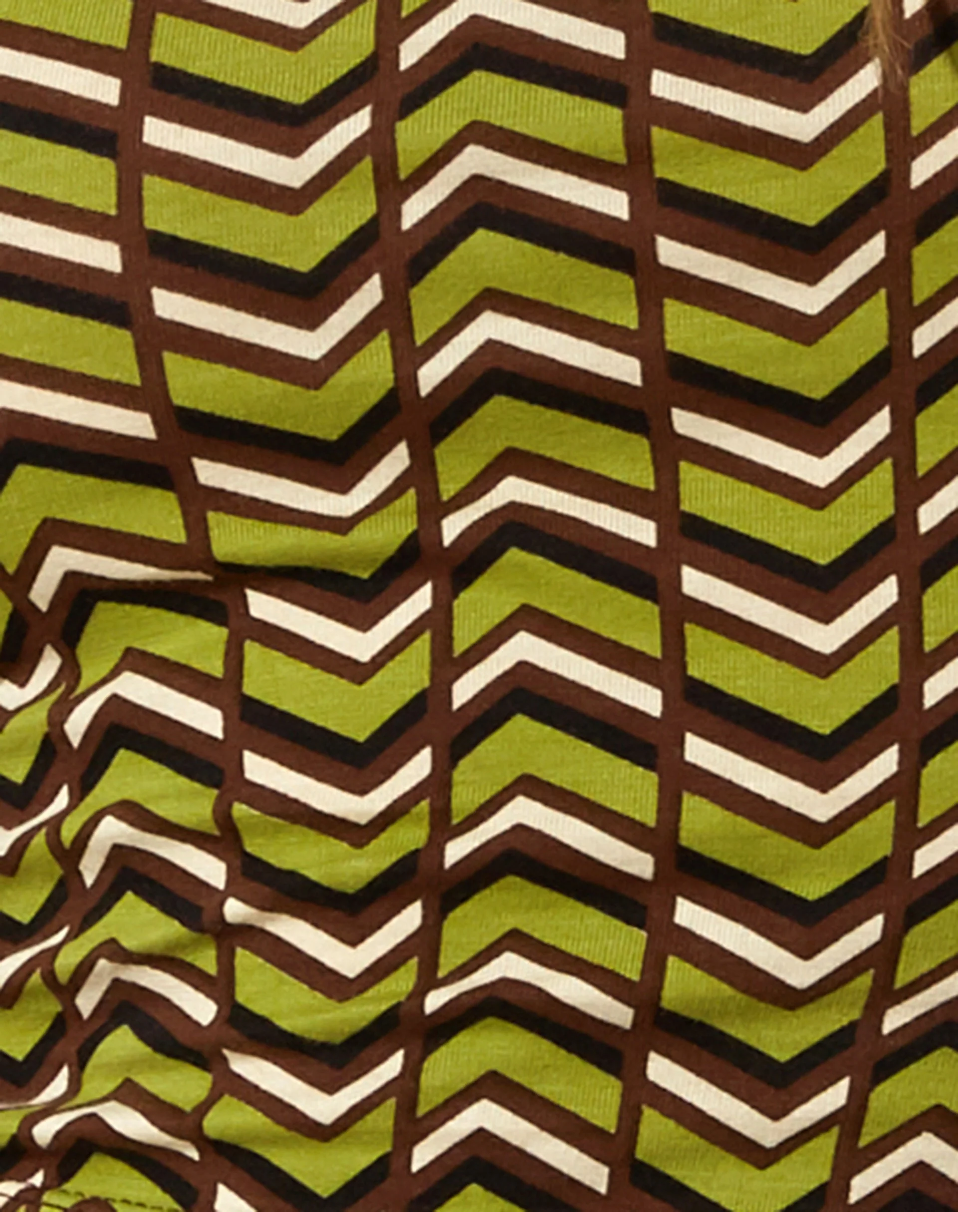 Maci Crop Top in Chevron Grün - Image 8
