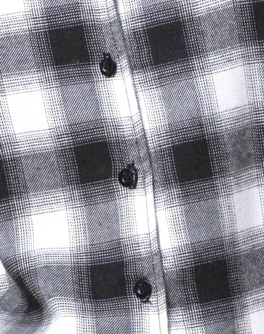 Madison Schürzenkleid in Schwarz-Weiß kariert - Image 5