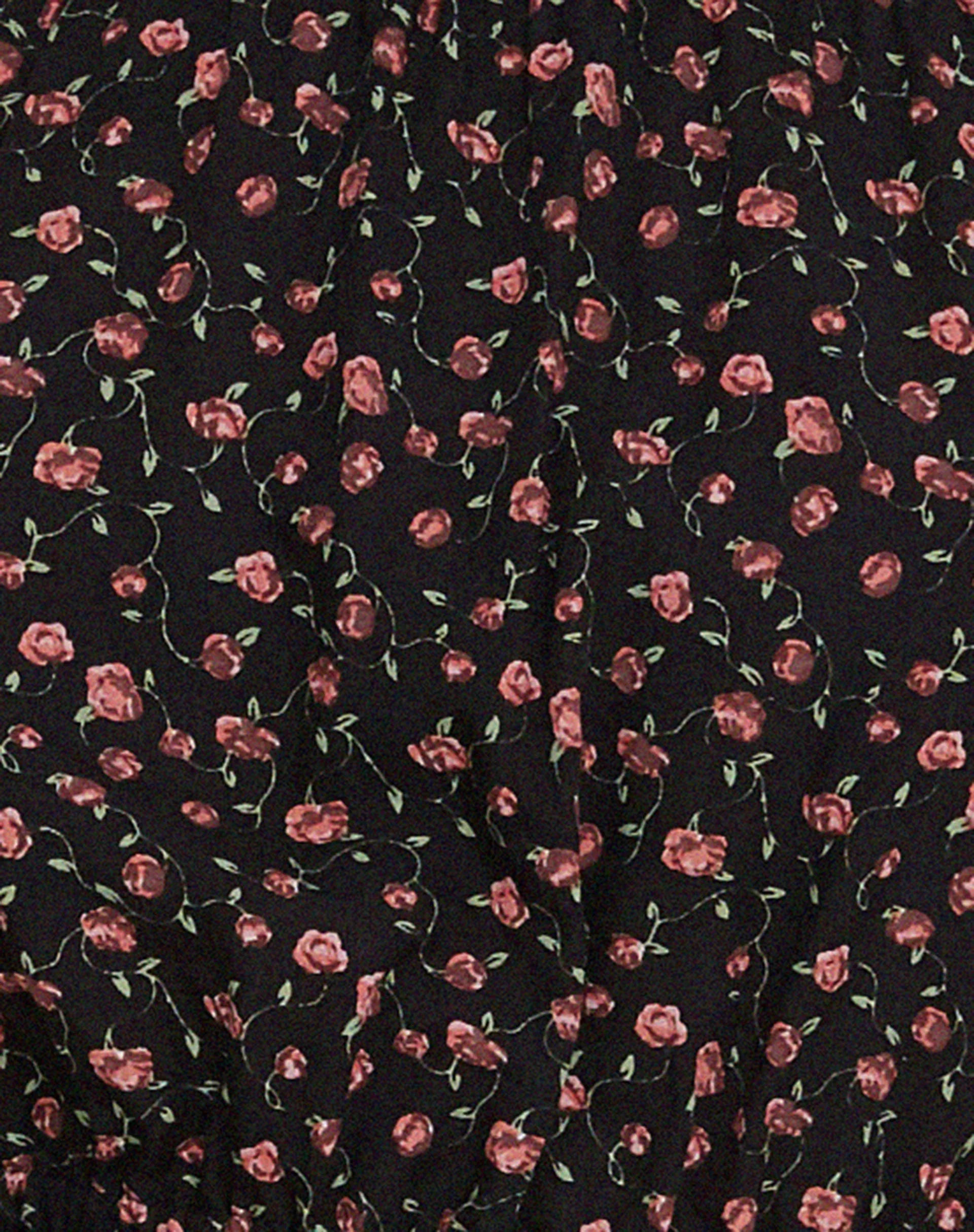 Madley Langärmeliges Bardot-Top in Dunkelrosa Rosa Schwarz - Image 5