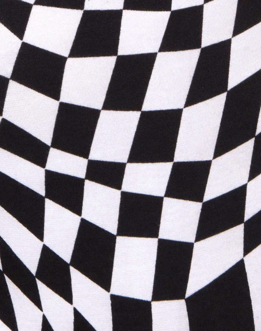 Maes Mieder in Quadratische Flagge Schwarz und Weiß - Image 5