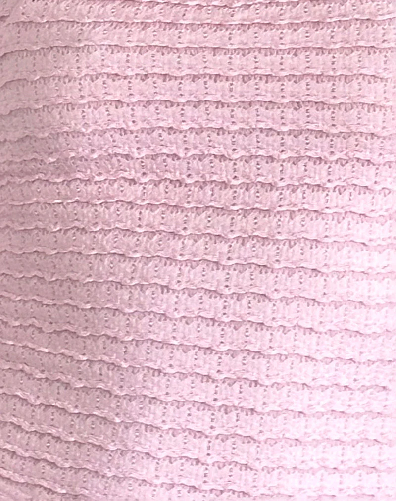 Maggha Neckholder-Top in Crinkle Pink - Image 5