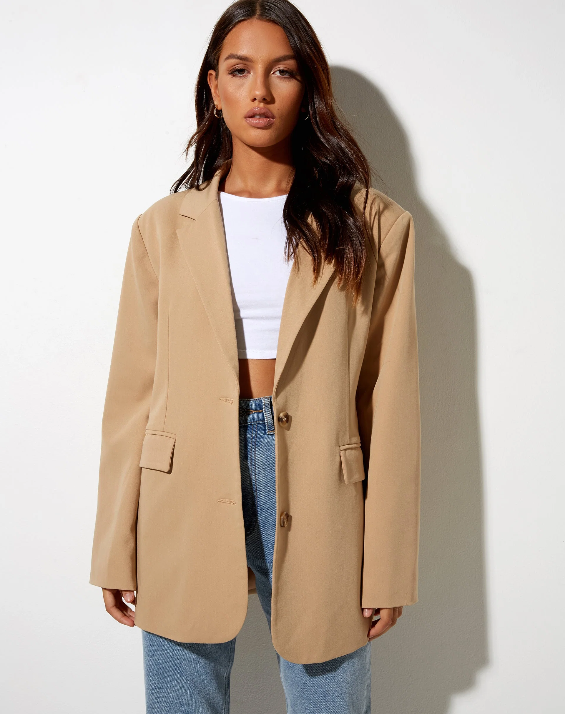 Maiwa Blazer in Mandel