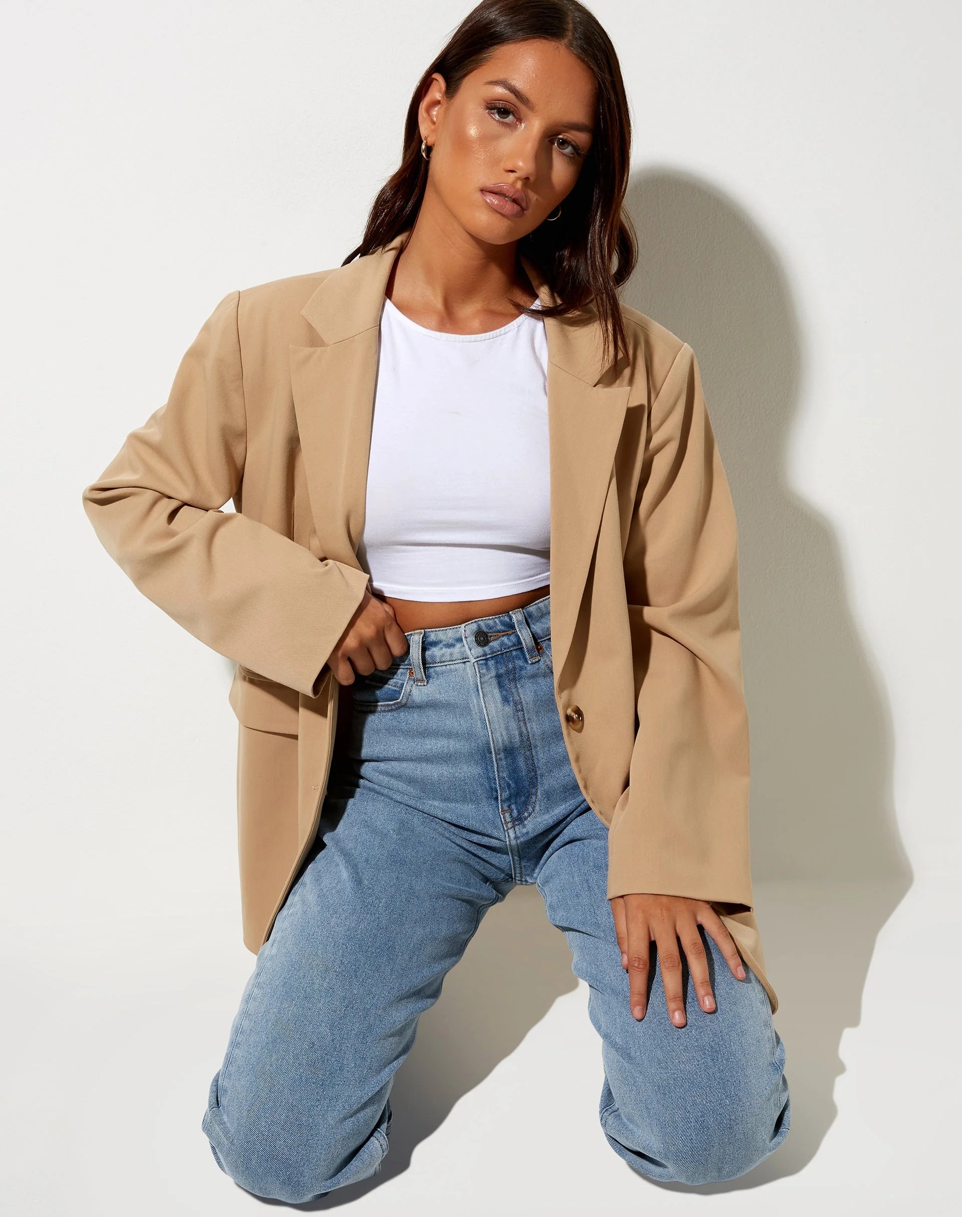 Maiwa Blazer in Mandel - Image 3