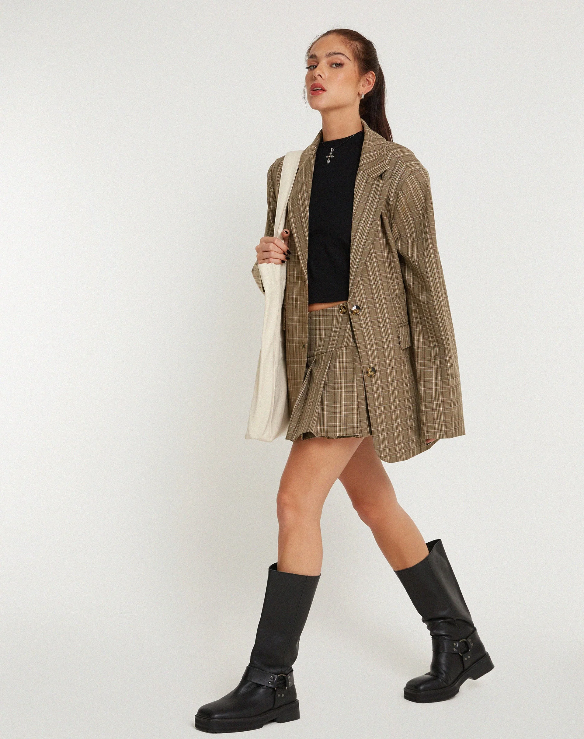 Maiwa Blazer in Karo Braun - Image 6