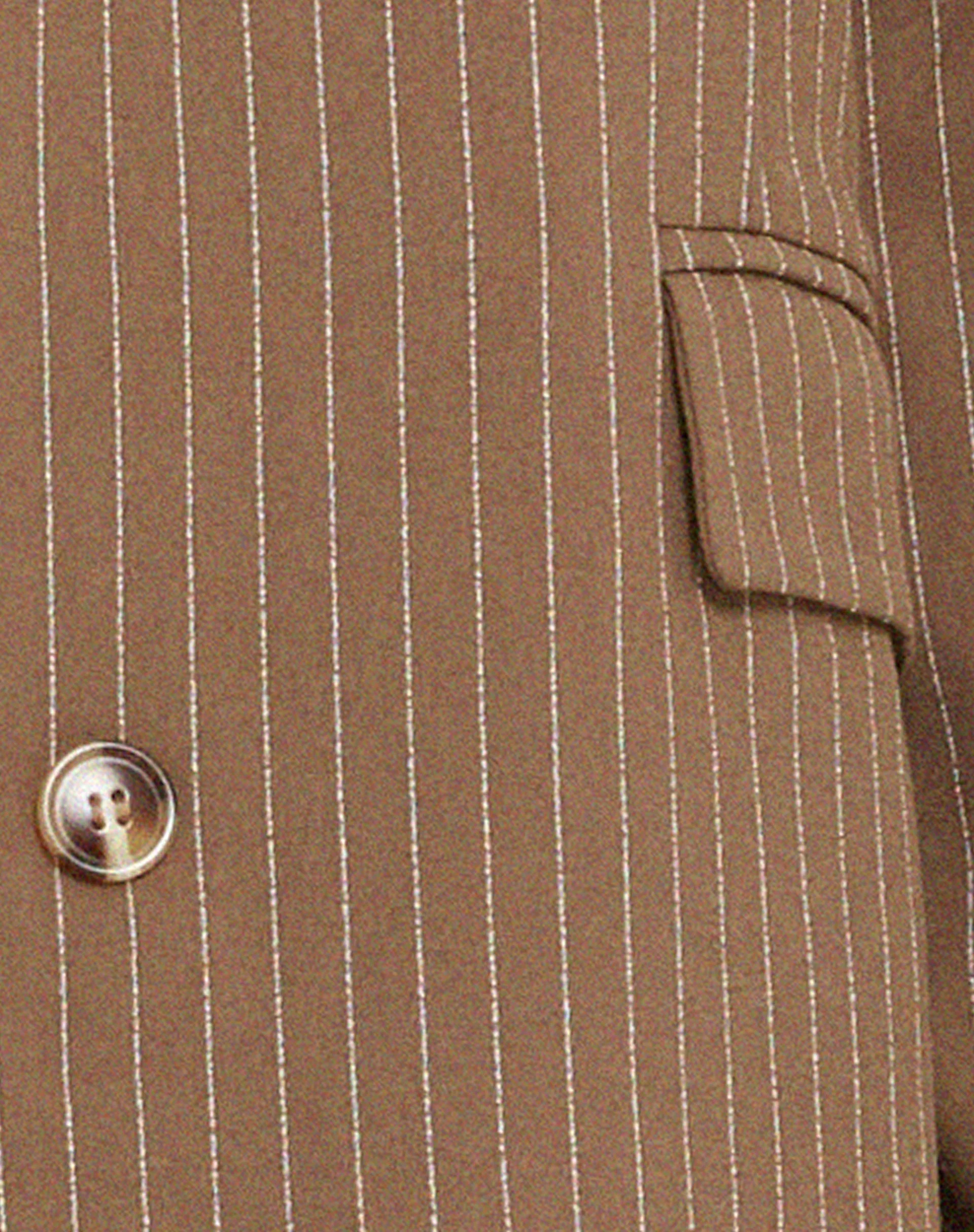 Maiwa Blazer in Nadelstreifen Braun - Image 7
