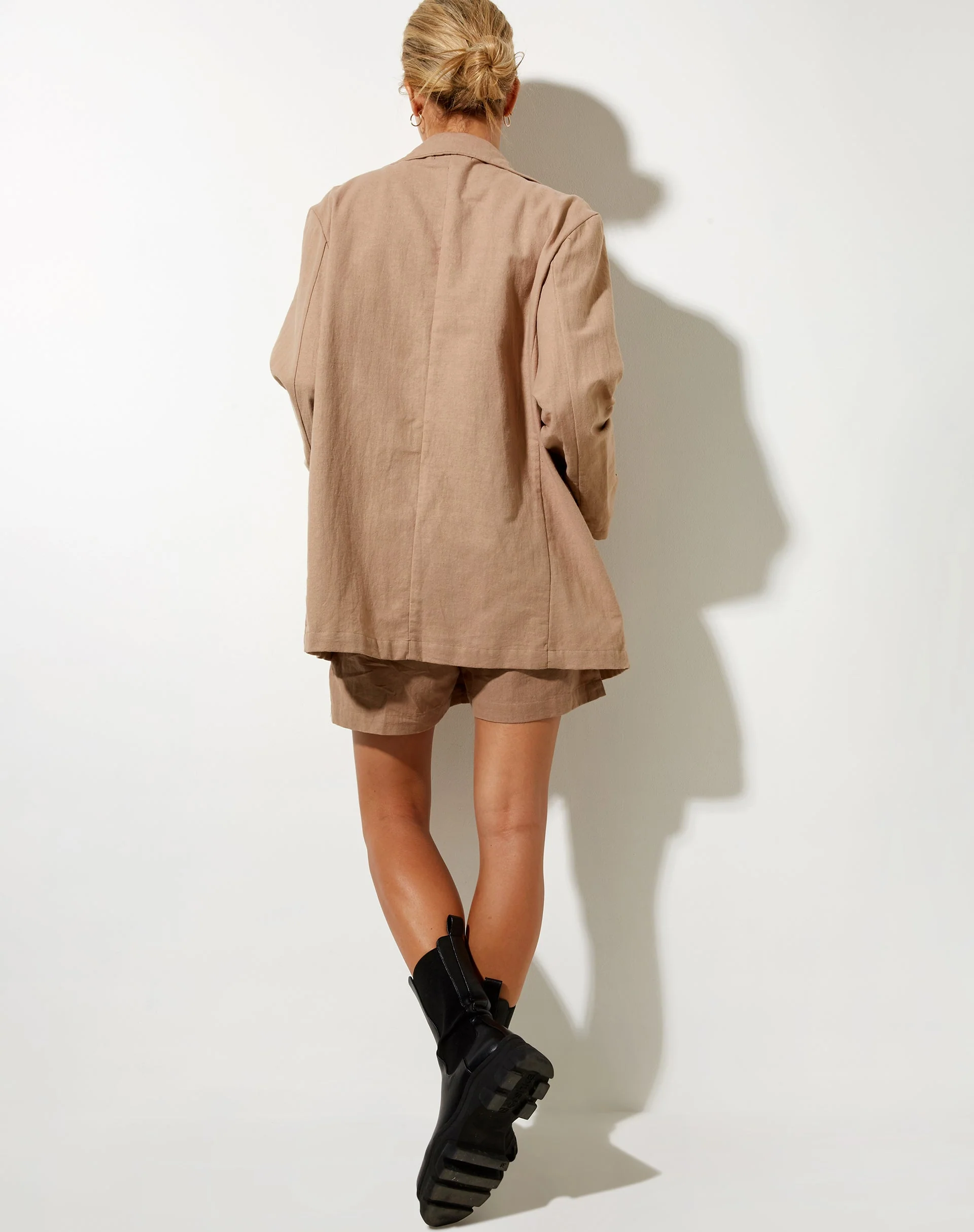 Maiwa Blazer in Rami Biskuit - Image 4