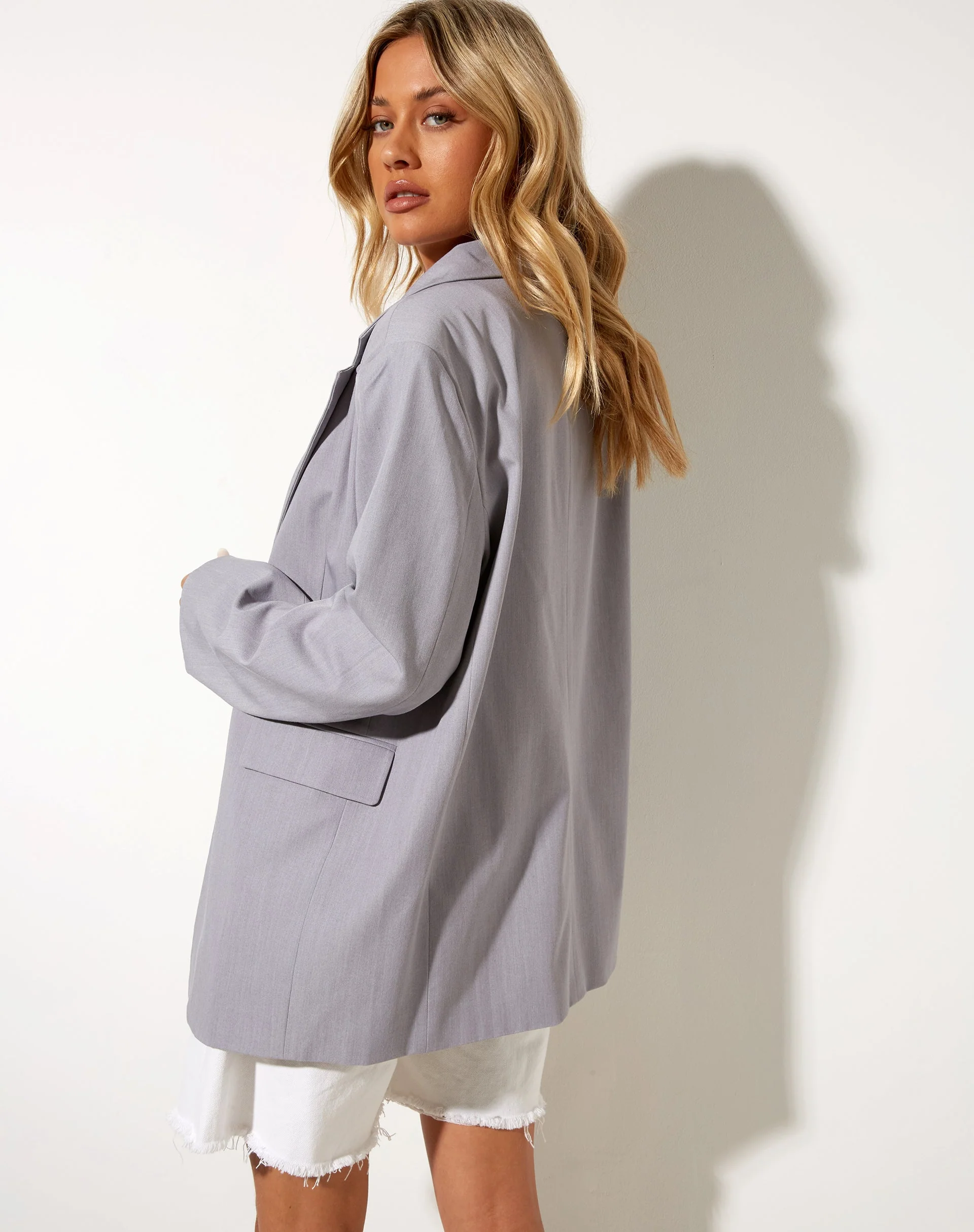 Maiwa Blazer in Silbergrau - Image 2