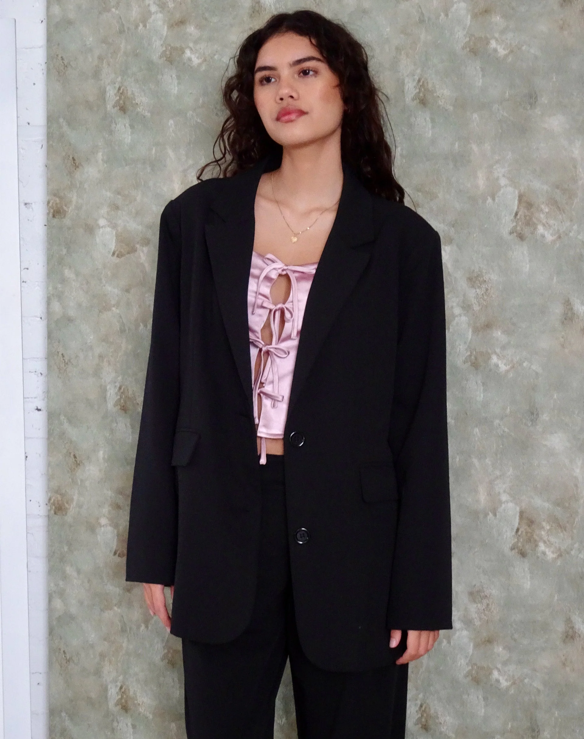Maiwa Blazer in Schwarz - Image 5