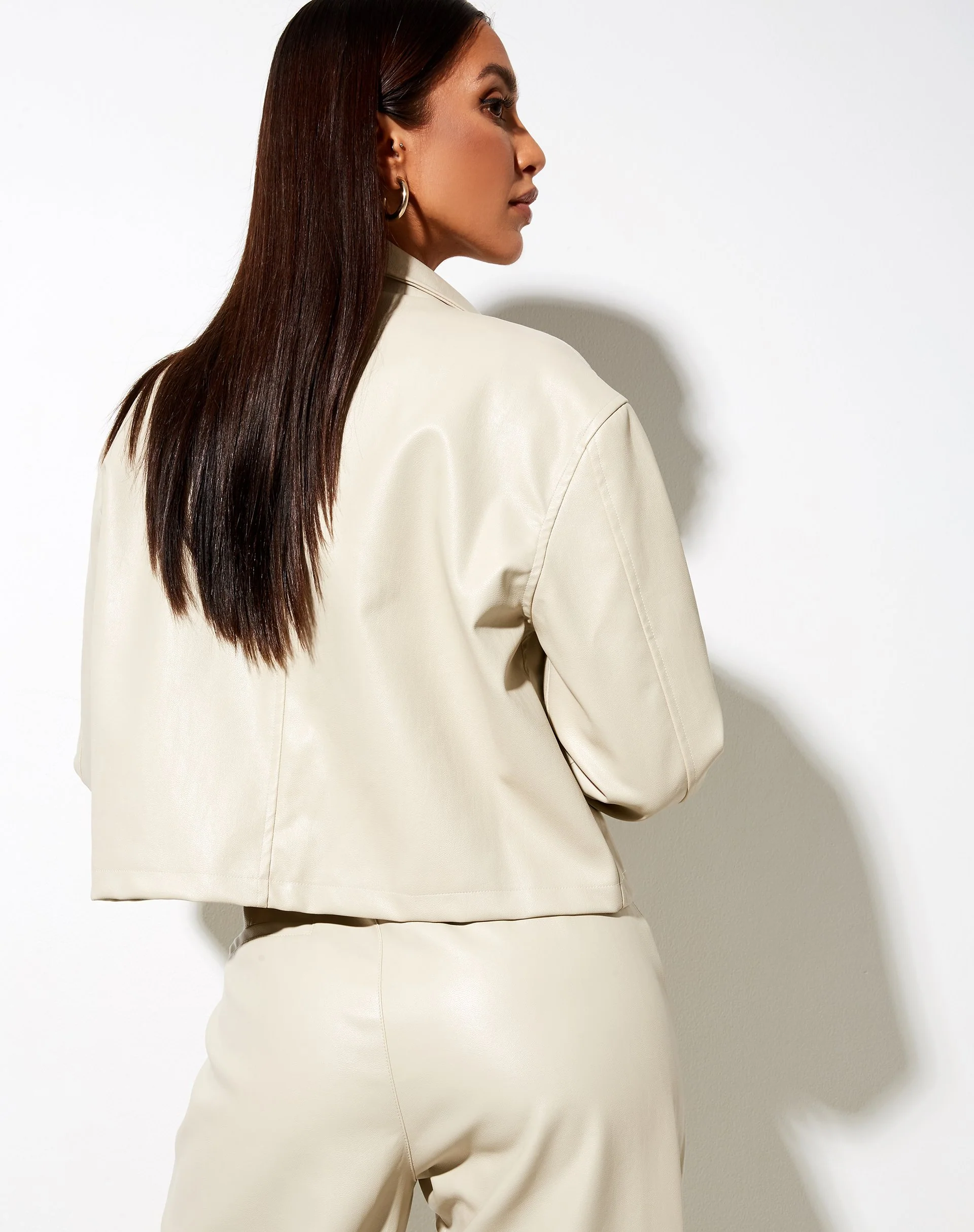 Maja Kurzer Blazer in Pu Ecru - Image 3