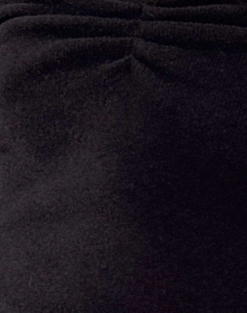 Makena Bardot-Pullover in gebürstetem Schwarz - Image 6