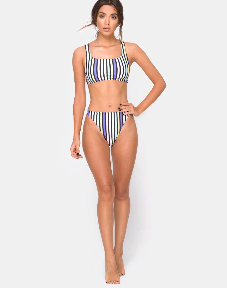 Malee Bikiniunterteil in New Stripe