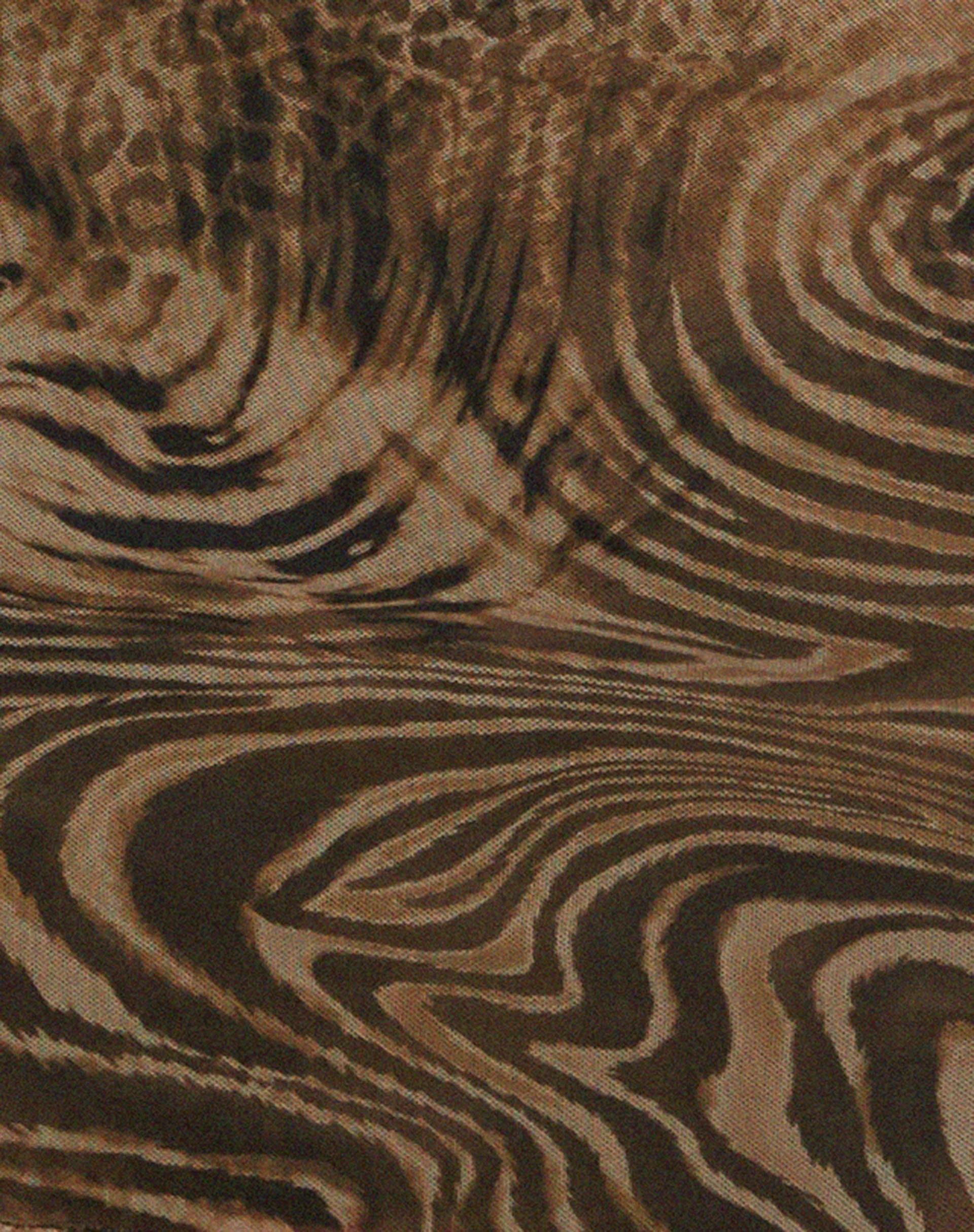 Maliga Mini-Kleid mit Rollkragen in Gepardenbraun - Image 7