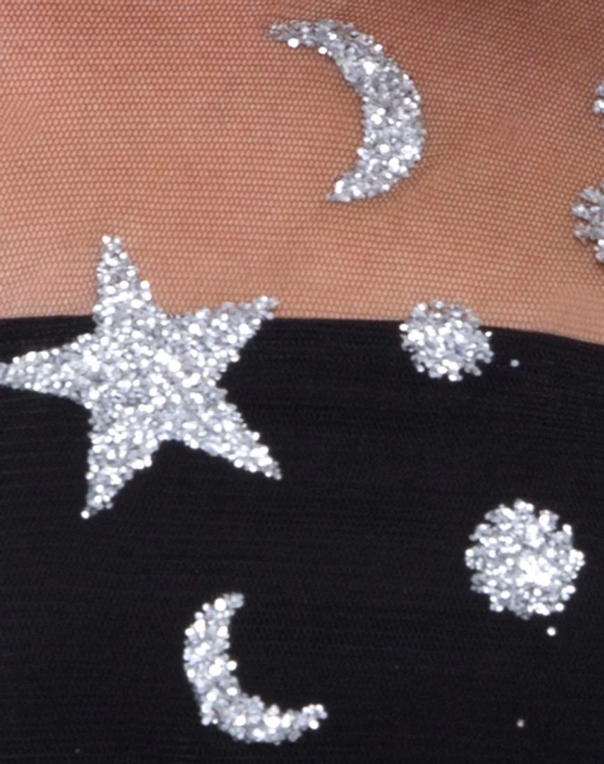 Malina Kleid aus Star Child Glitzernetz - Image 5