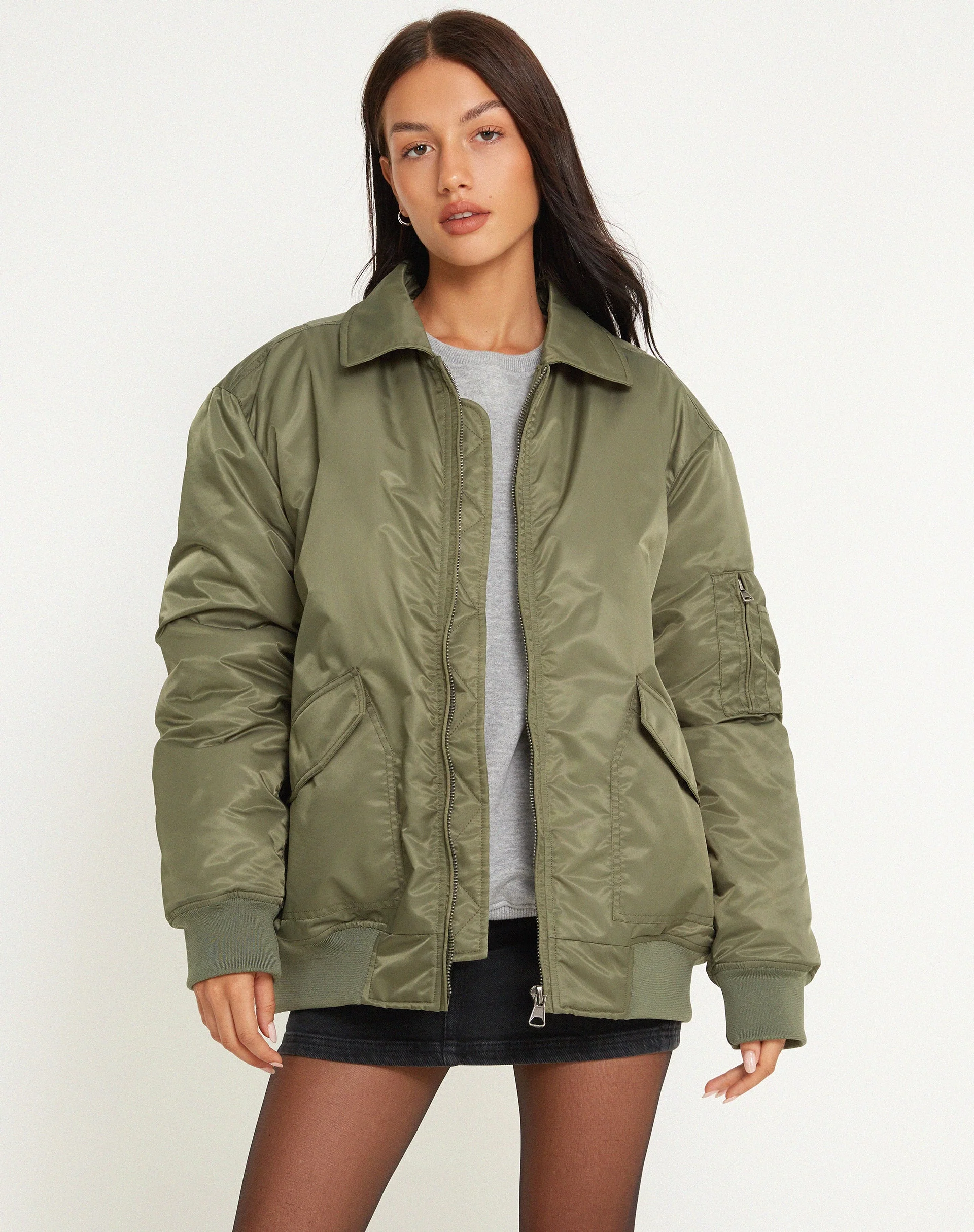 Manik Jacke in Khaki Grün - Image 6
