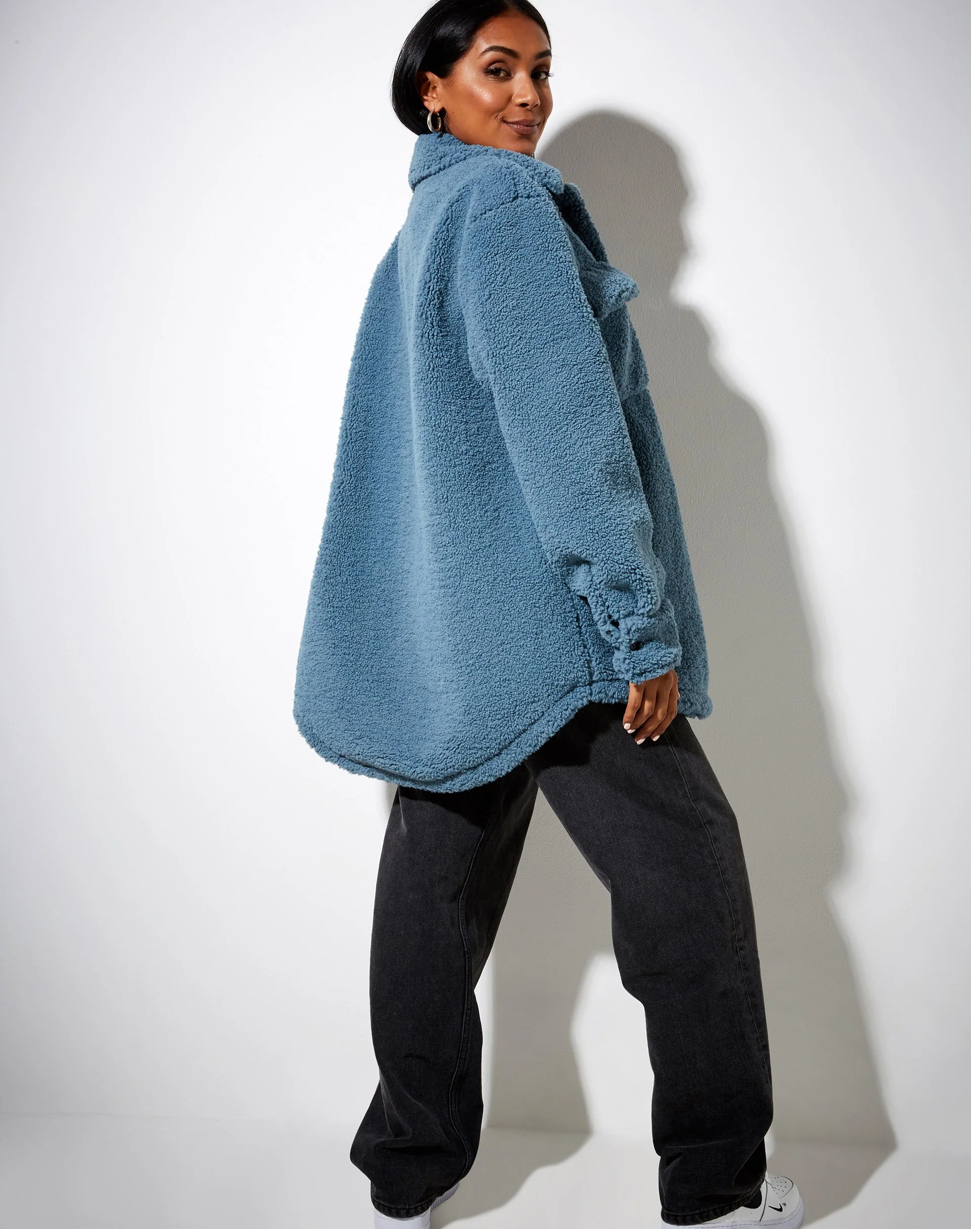Marcella Hemd in Borg Schieferblau - Image 6