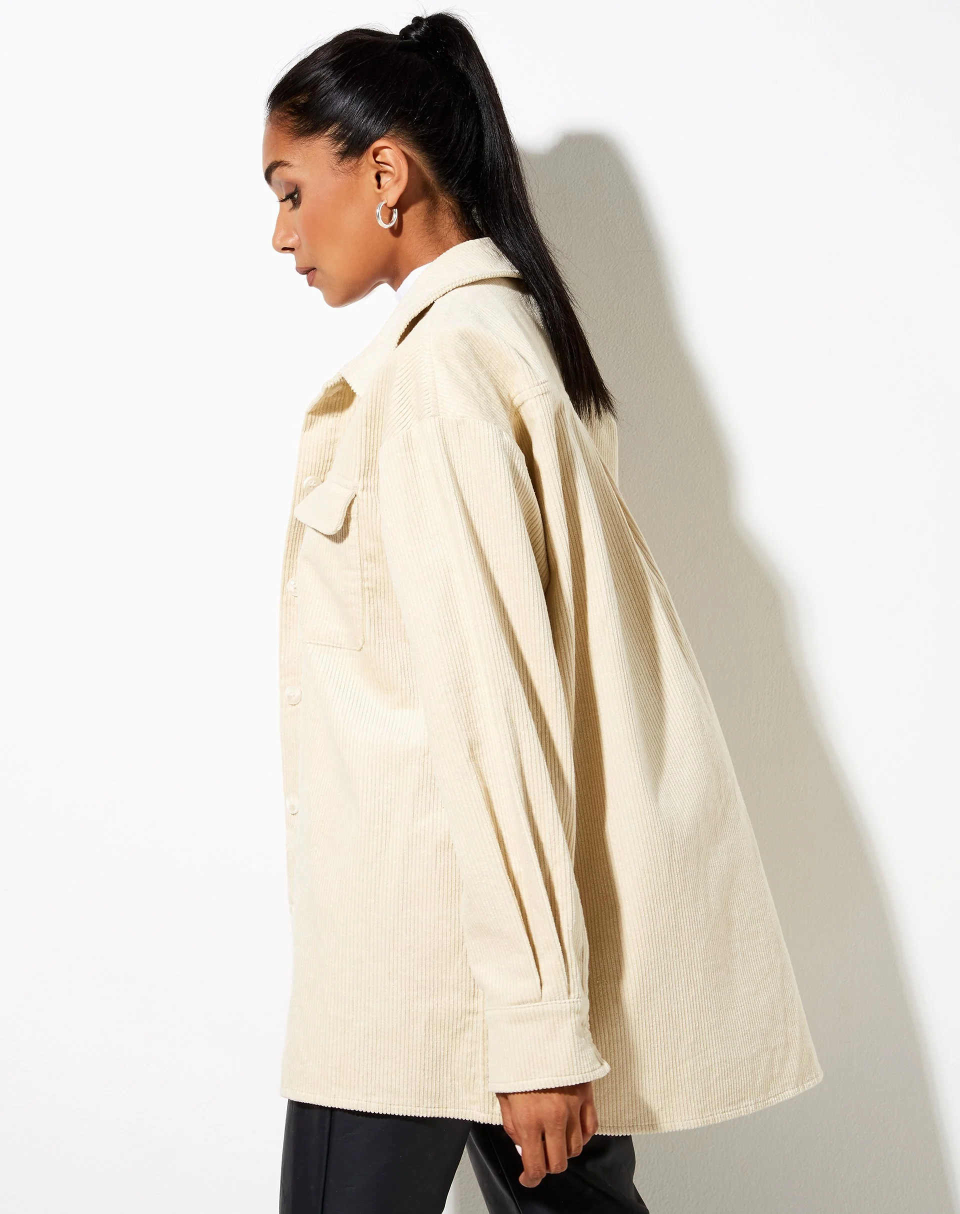 Marcy Hemd aus Kord Tan - Image 2