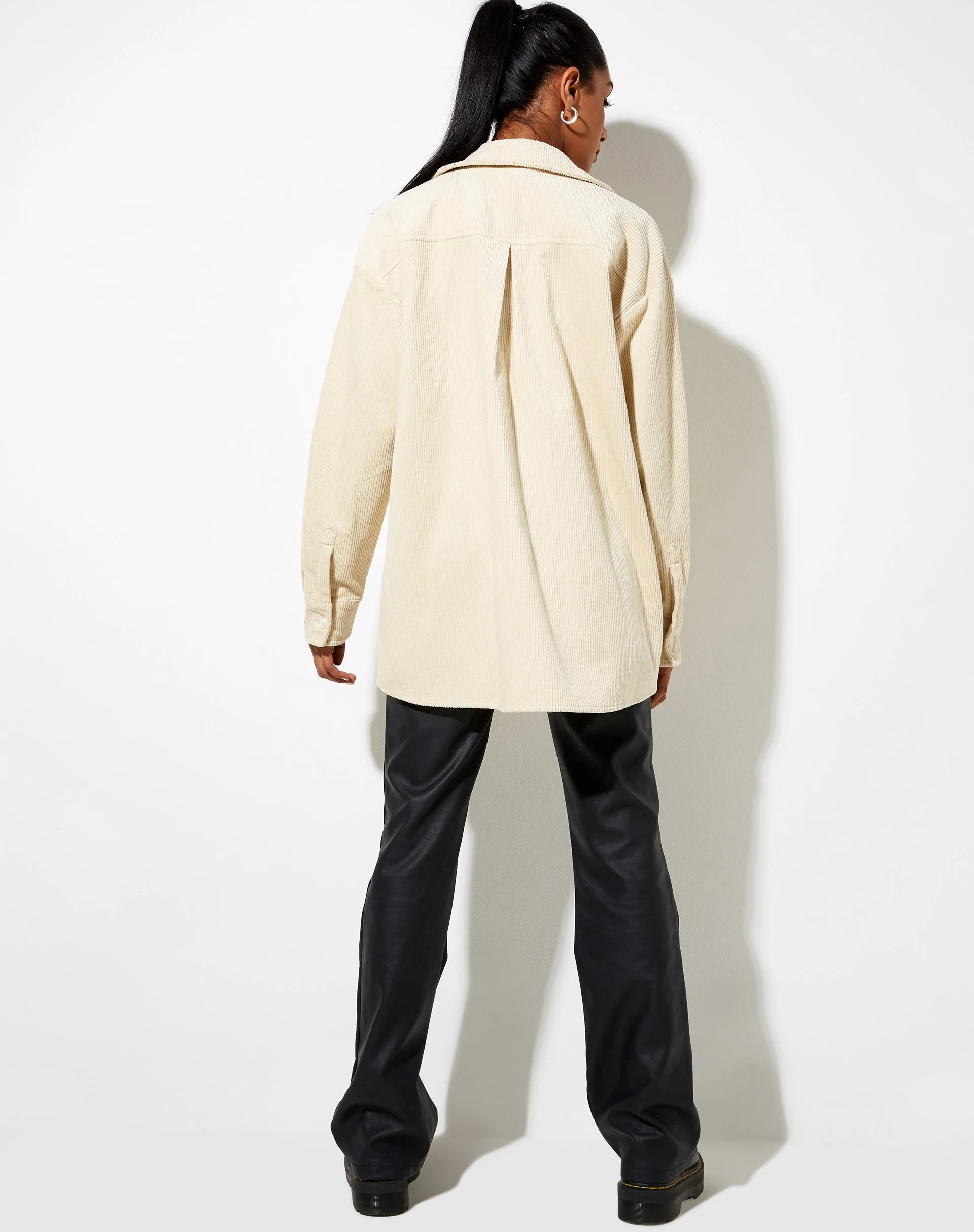 Marcy Hemd aus Kord Tan - Image 4