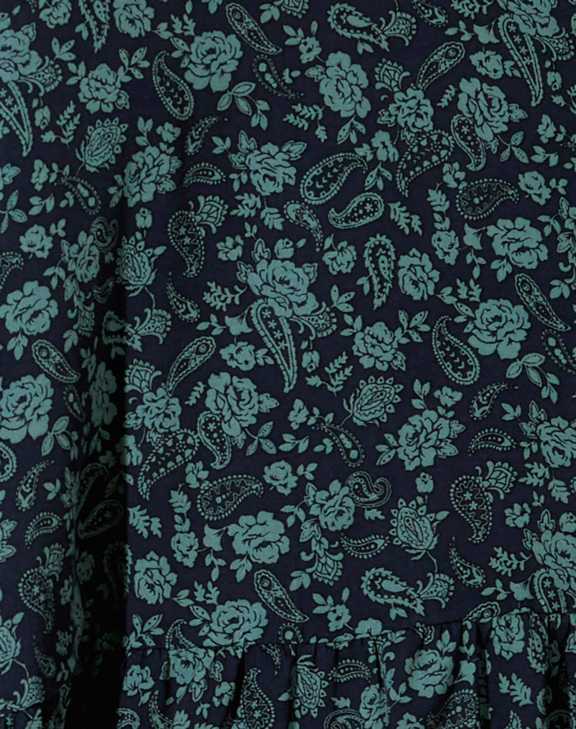 Mareta Tee-Kleid in Mono Paisley Salbei - Image 5