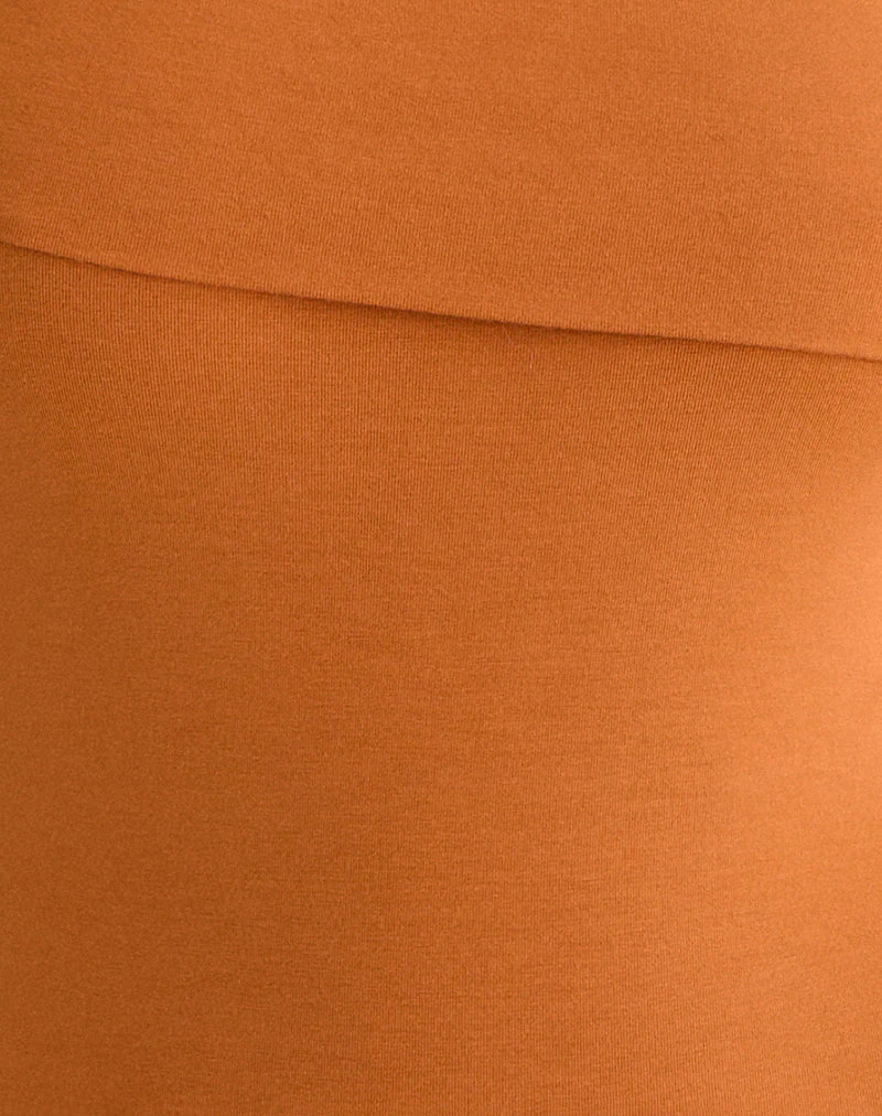 Marga One Shoulder Top in Sunset Orange - Image 6