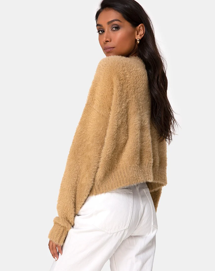 Margo Pullover aus Strick in Taupe - Image 2