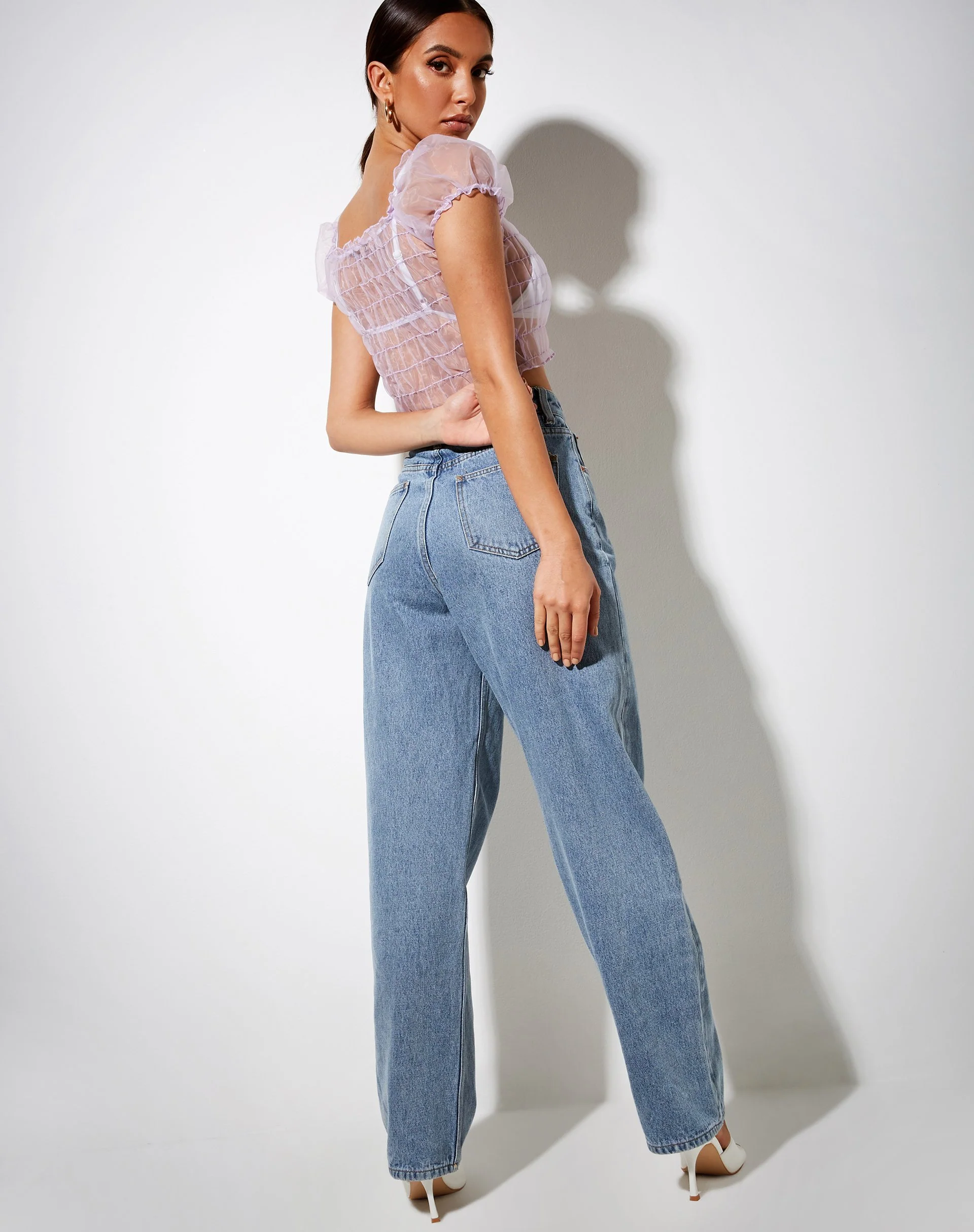 Marilla Crop Top in Flieder - Image 3