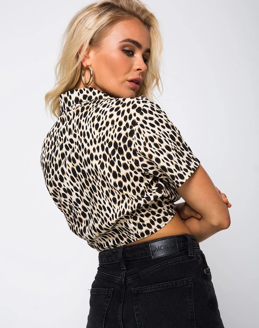 Marleigh Crop Top in Gepard - Image 2