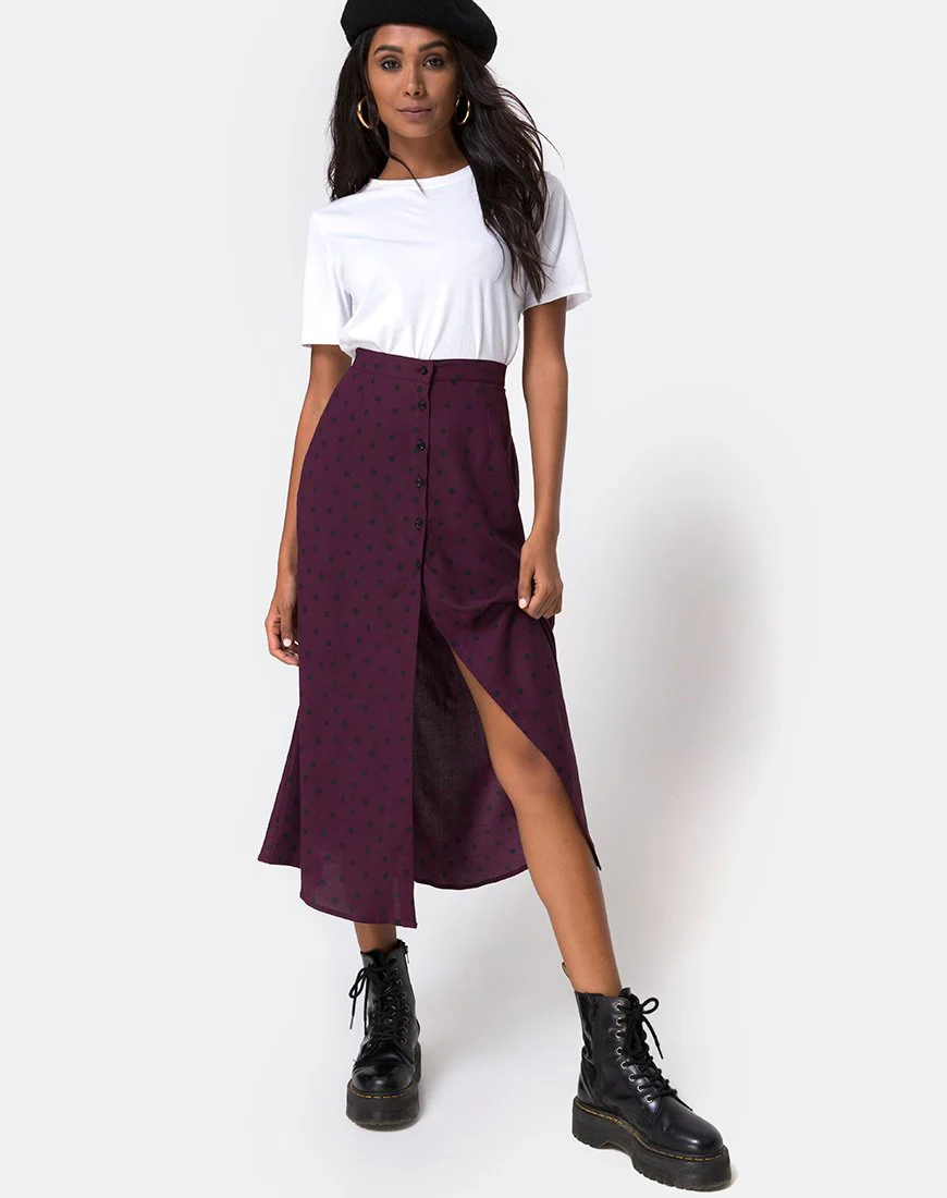 Marni Midirock aus Skater Polka Wein