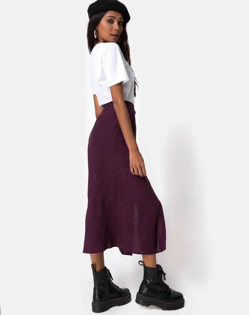 Marni Midirock aus Skater Polka Wein - Image 2